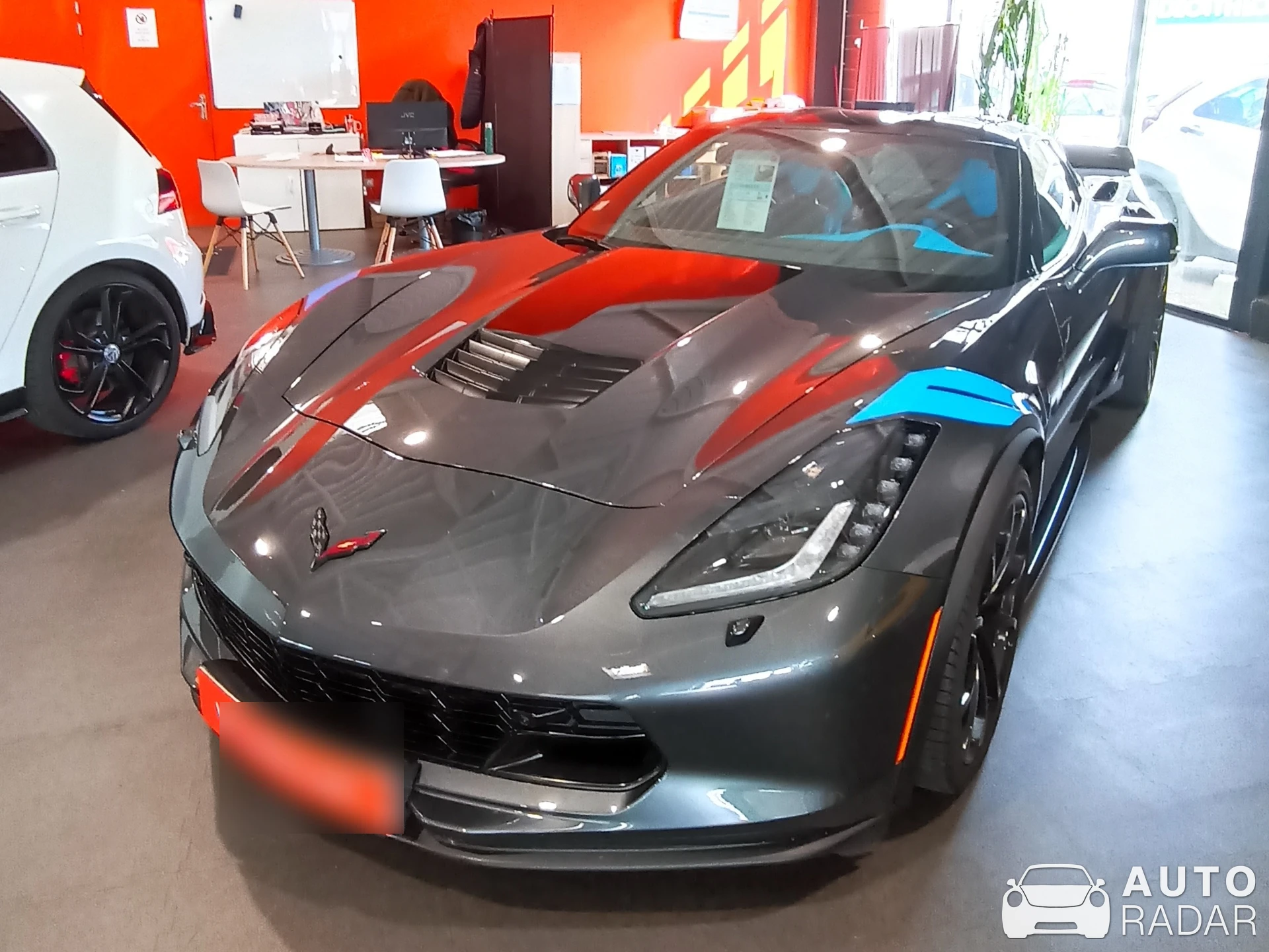 Chevrolet Corvette C7 Grand Sport spotted in Foix, France