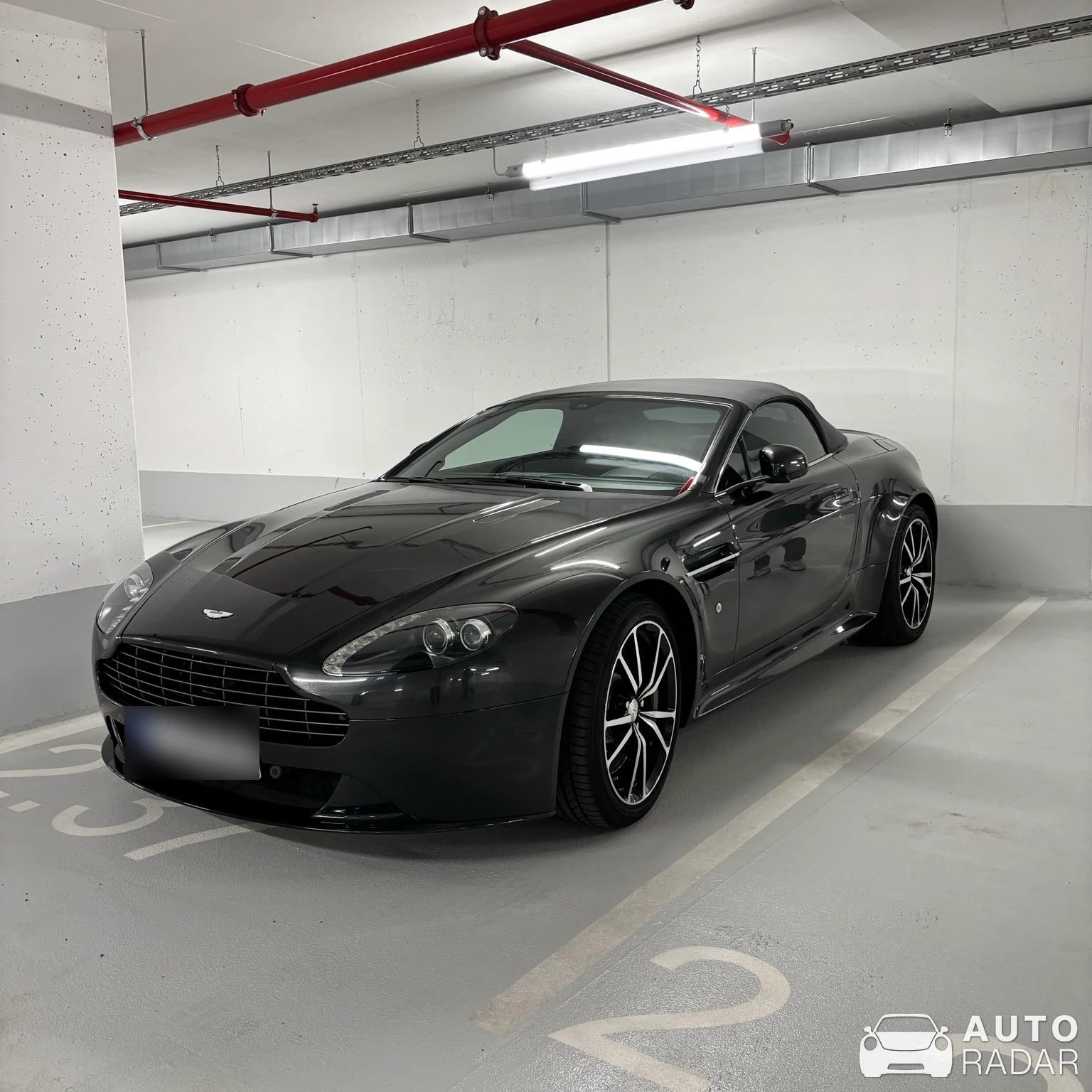 Aston Martin V8 Vantage S Roadster spotted in Dresden
