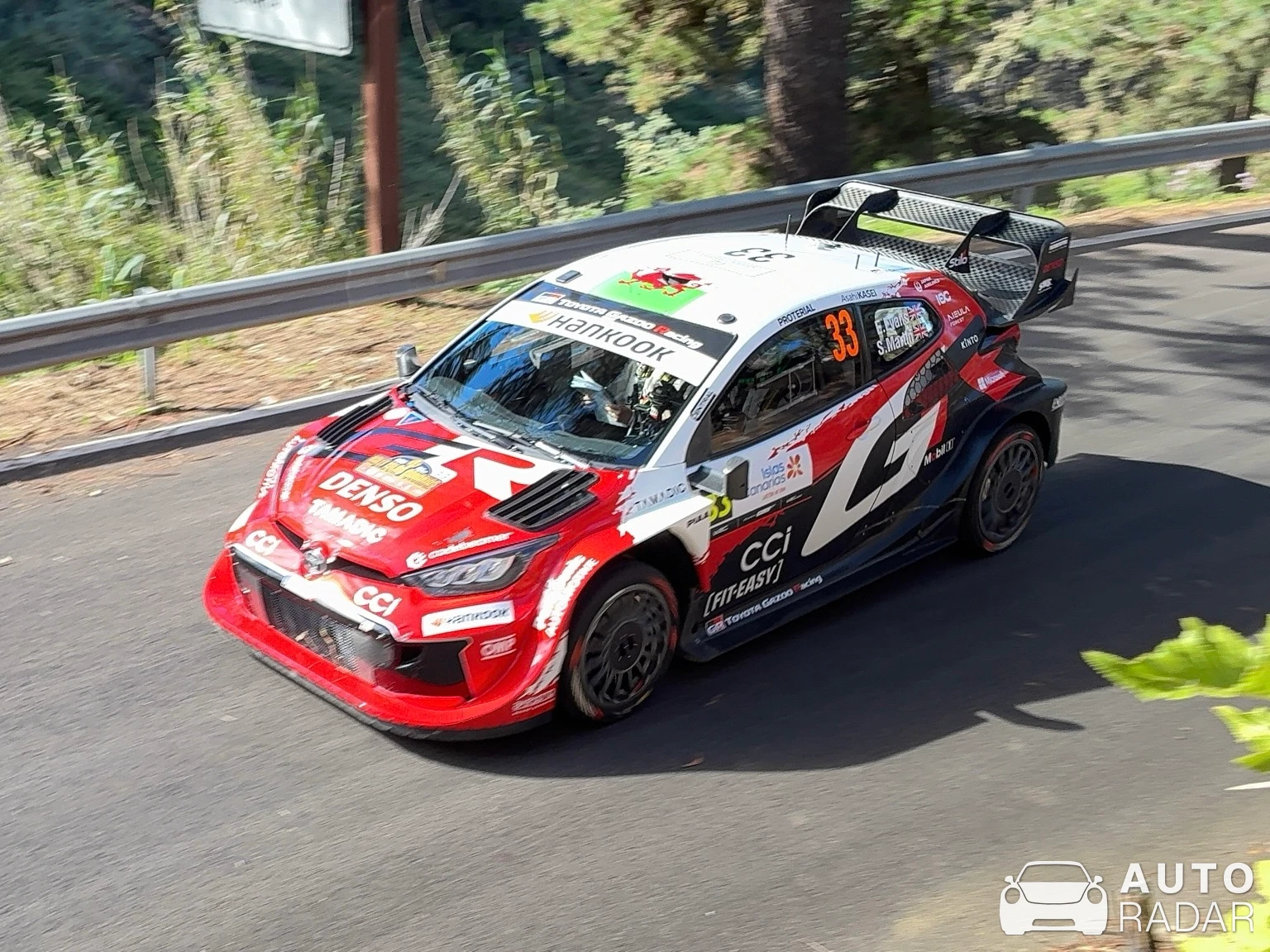 Toyota GR Yaris WRC spotted