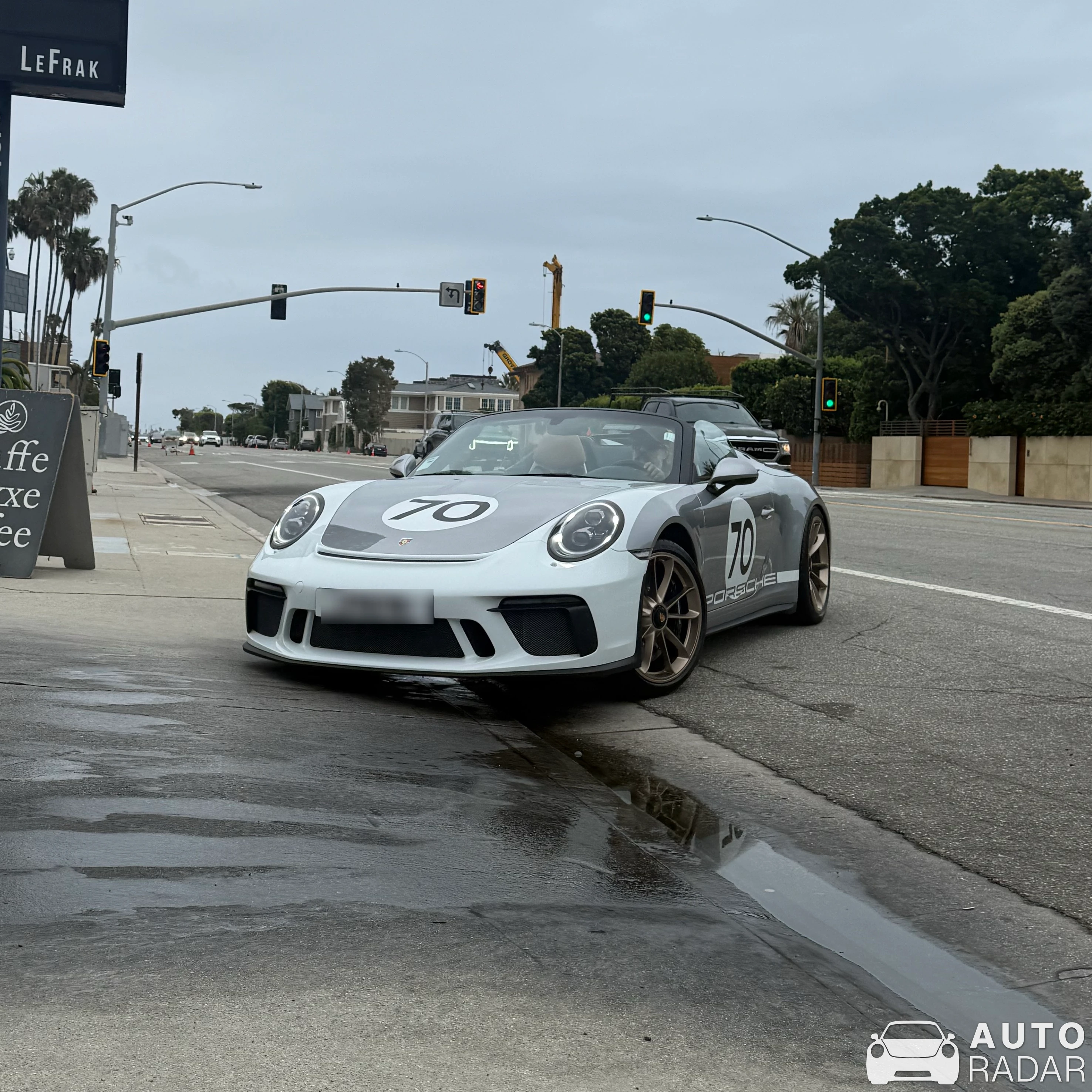 Porsche 991 Speedster Heritage Package spotted in Malibu