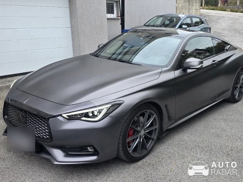 Infiniti Q60 Red Sport 400 spotted in Zagreb, Croatia
