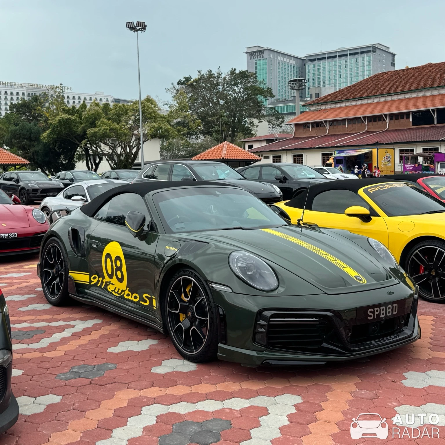Porsche TechArt 992 Turbo S Cabriolet spotted in Melaka, Malaysia