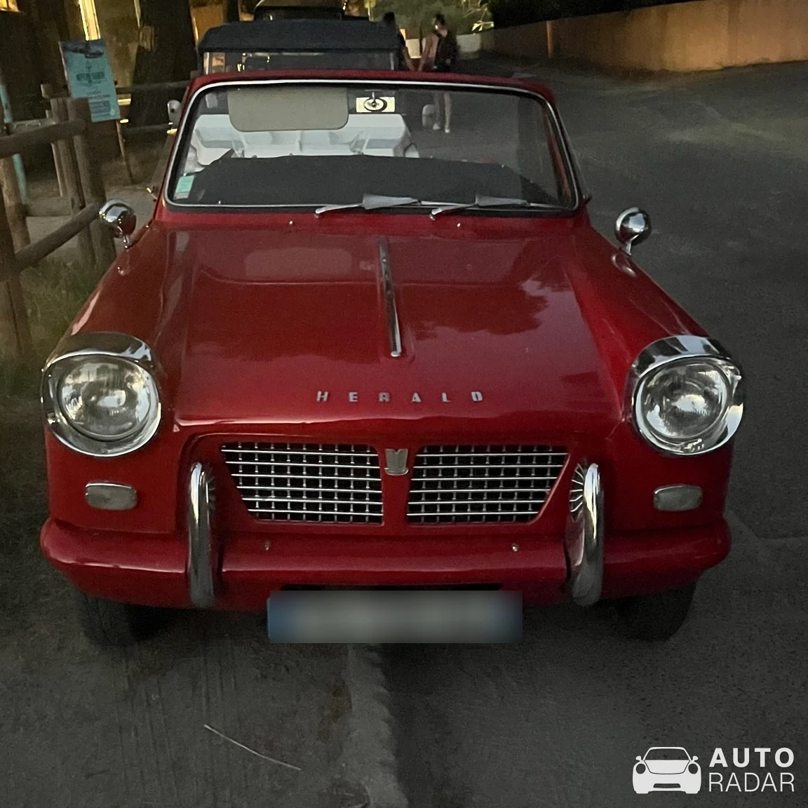 Triumph Herald 1200 Convertible spotted in Saint-Florent