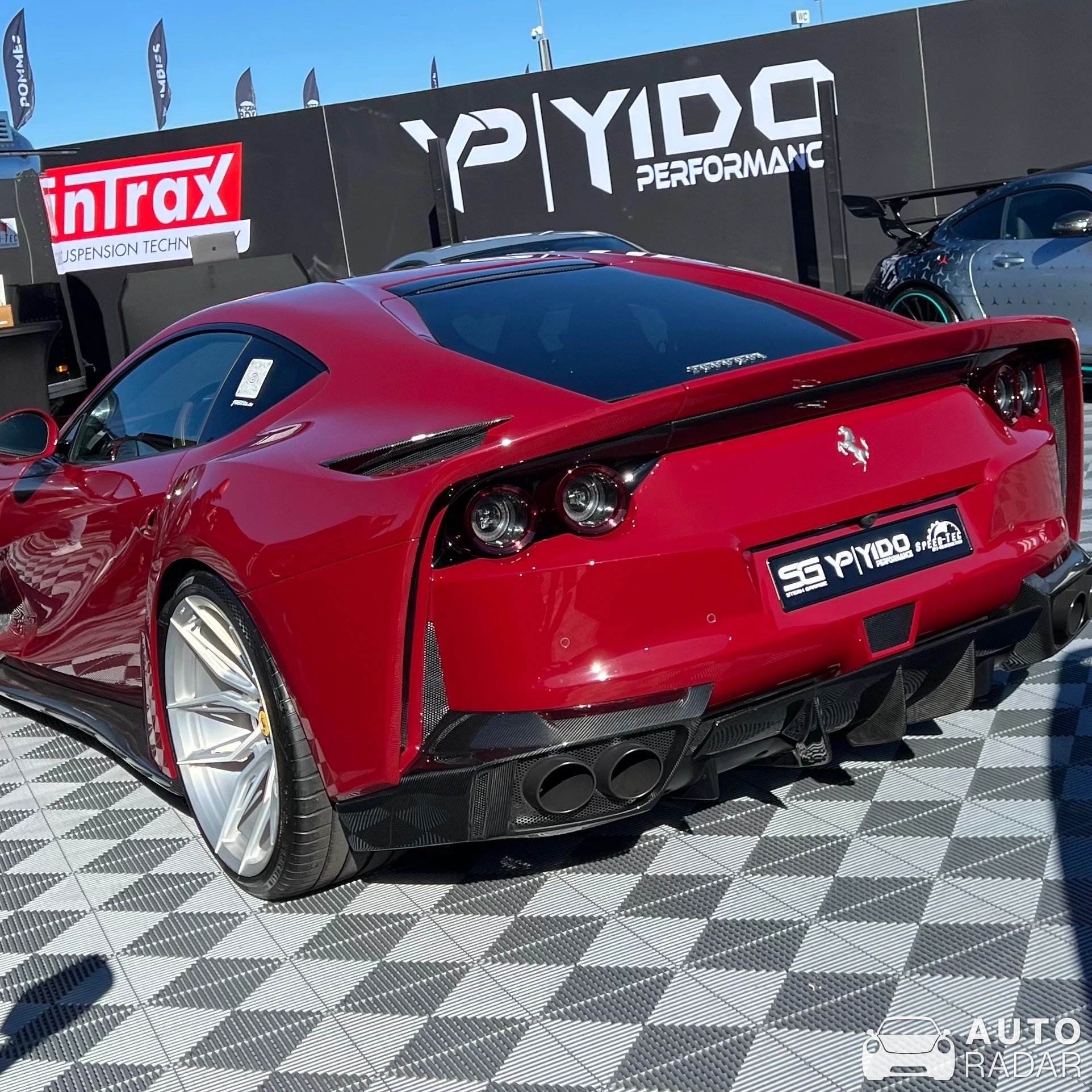 Ferrari 812 Superfast Novitec Rosso N-Largo spotted in Nürburg