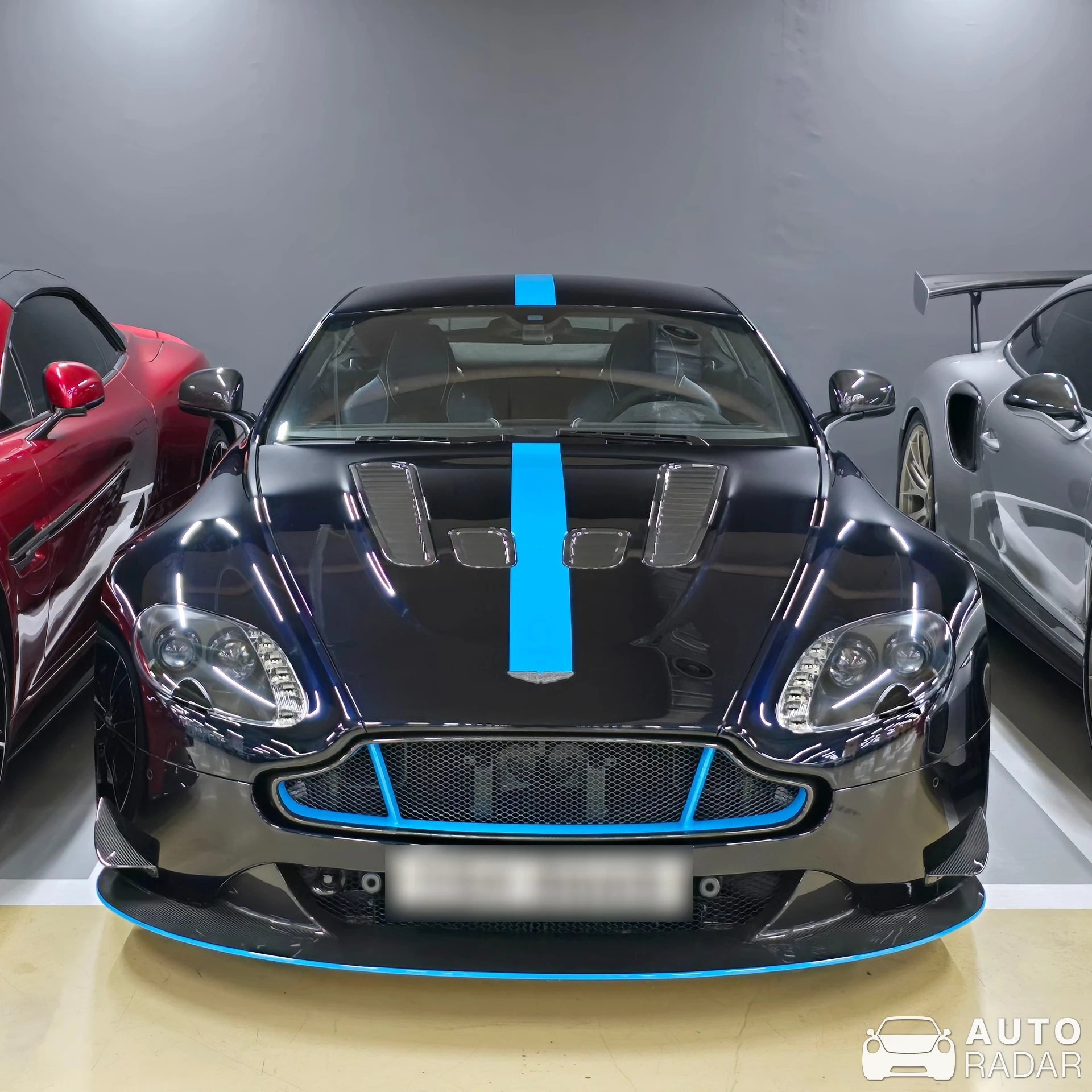 Aston Martin V12 Vantage AMR spotted in Seoul