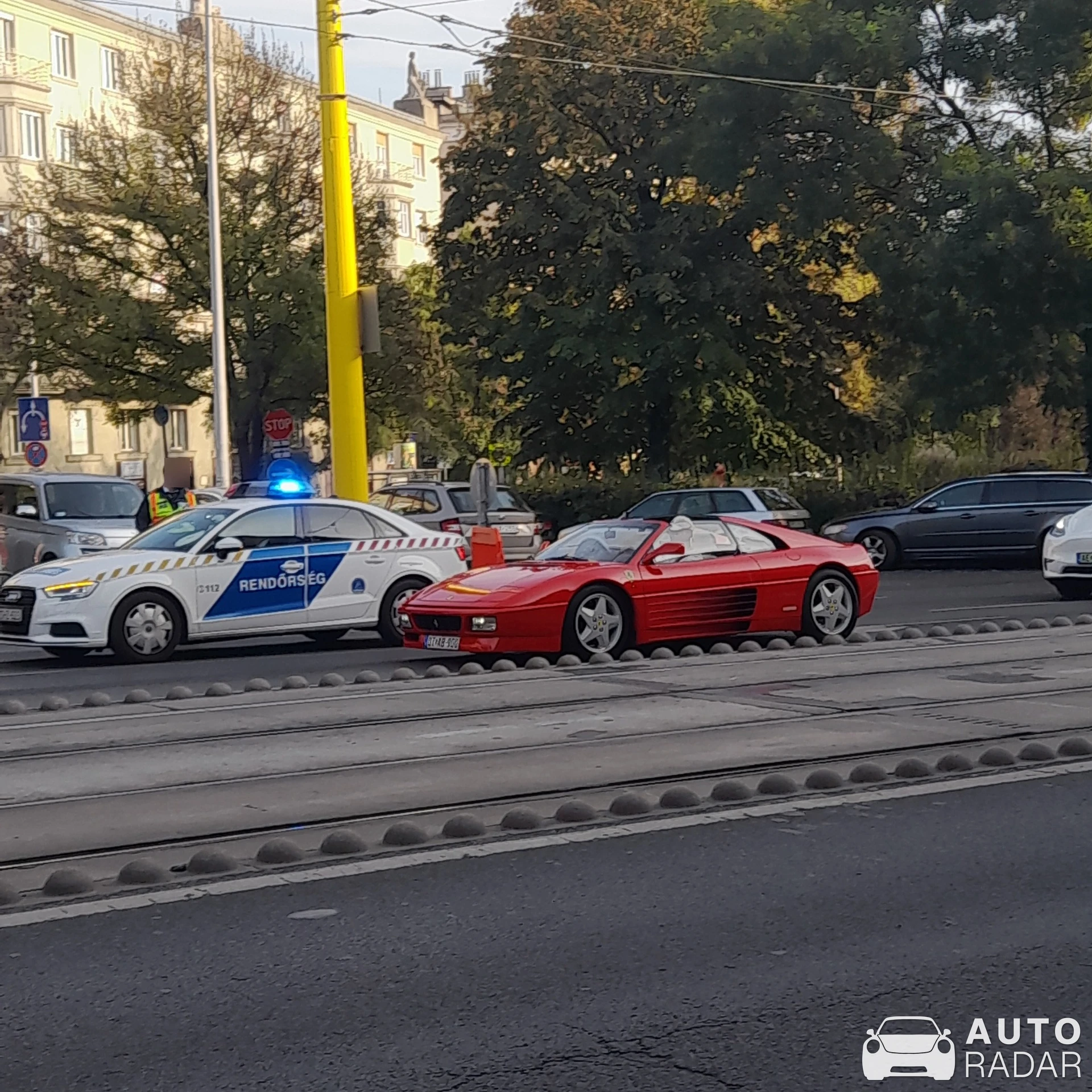 Ferrari 348 GTB spotted in Budapest, Magyarország