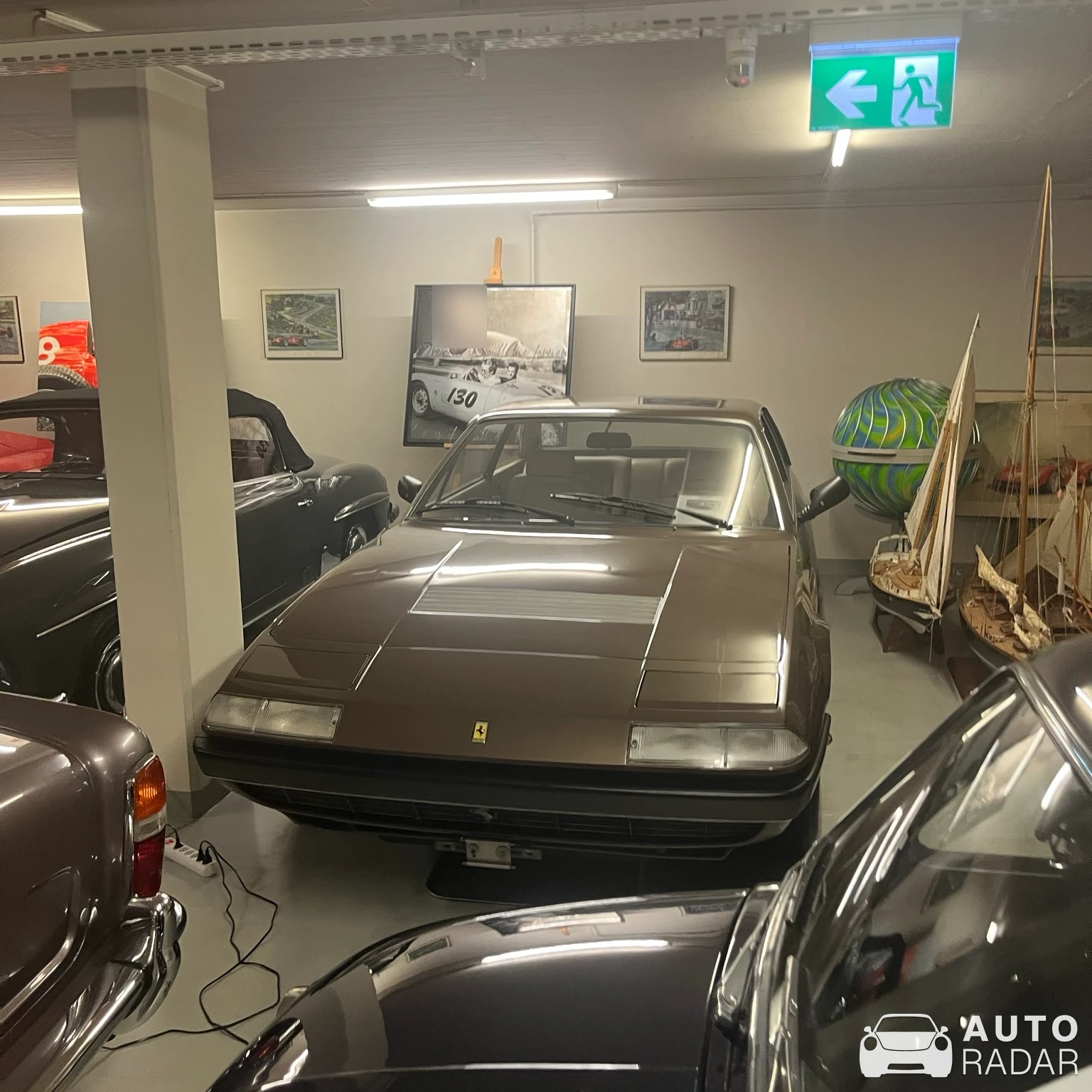Ferrari 365 GT4 2+2 spotted in Plan-les-Ouates