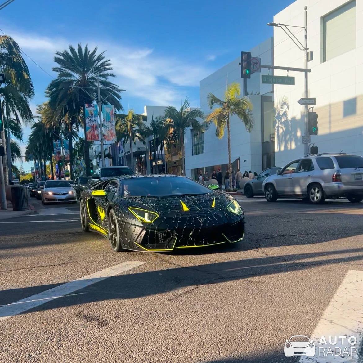 Lamborghini Aventador LP700-4 spotted in Beverly Hills, United States