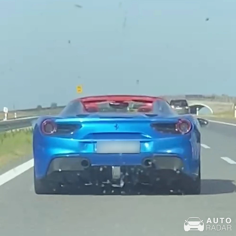 Ferrari 488 Spider spotted in Niepołomice, Polska