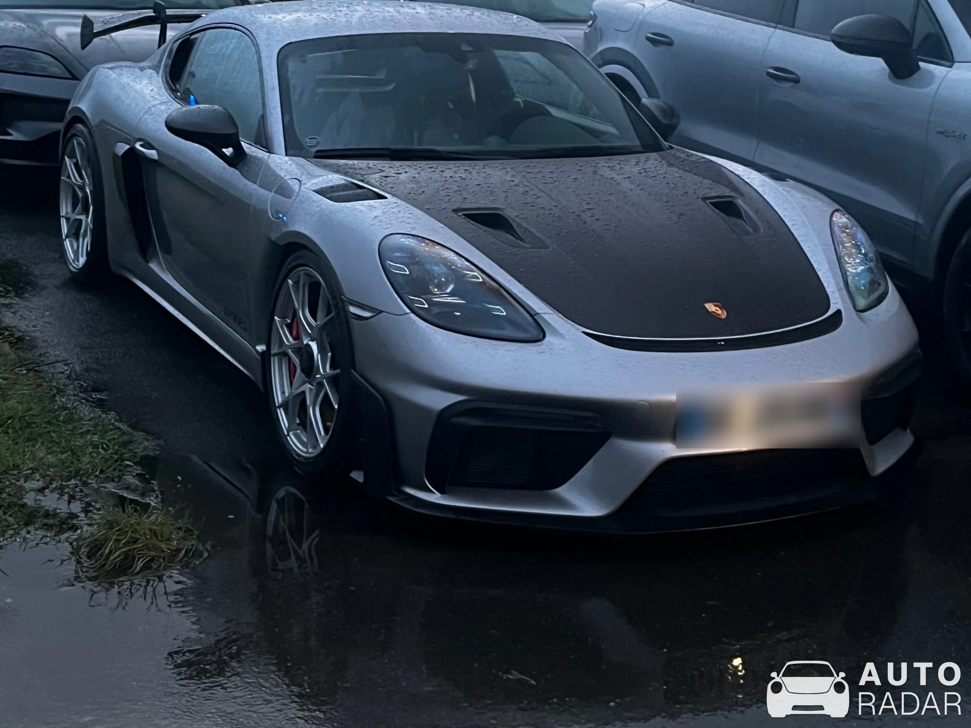 Porsche 718 Cayman GT4 RS spotted in Fleury-sur-Orne, France