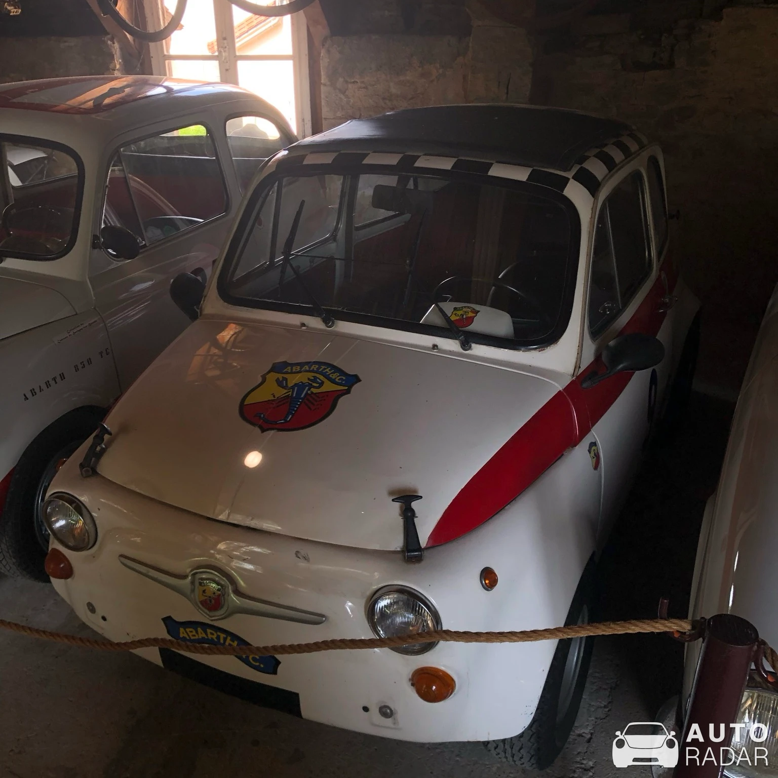 Abarth 595 spotted in Savigny-lès-Beaune