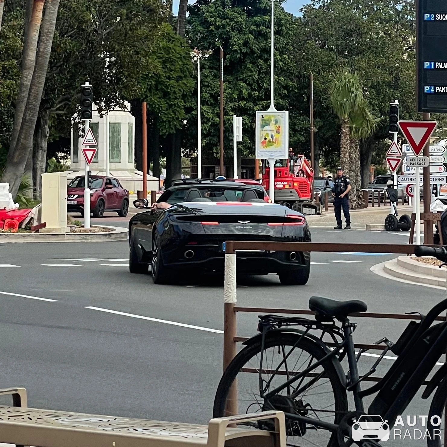 Aston Martin DB11 V8 Volante spotted in Cannes, France