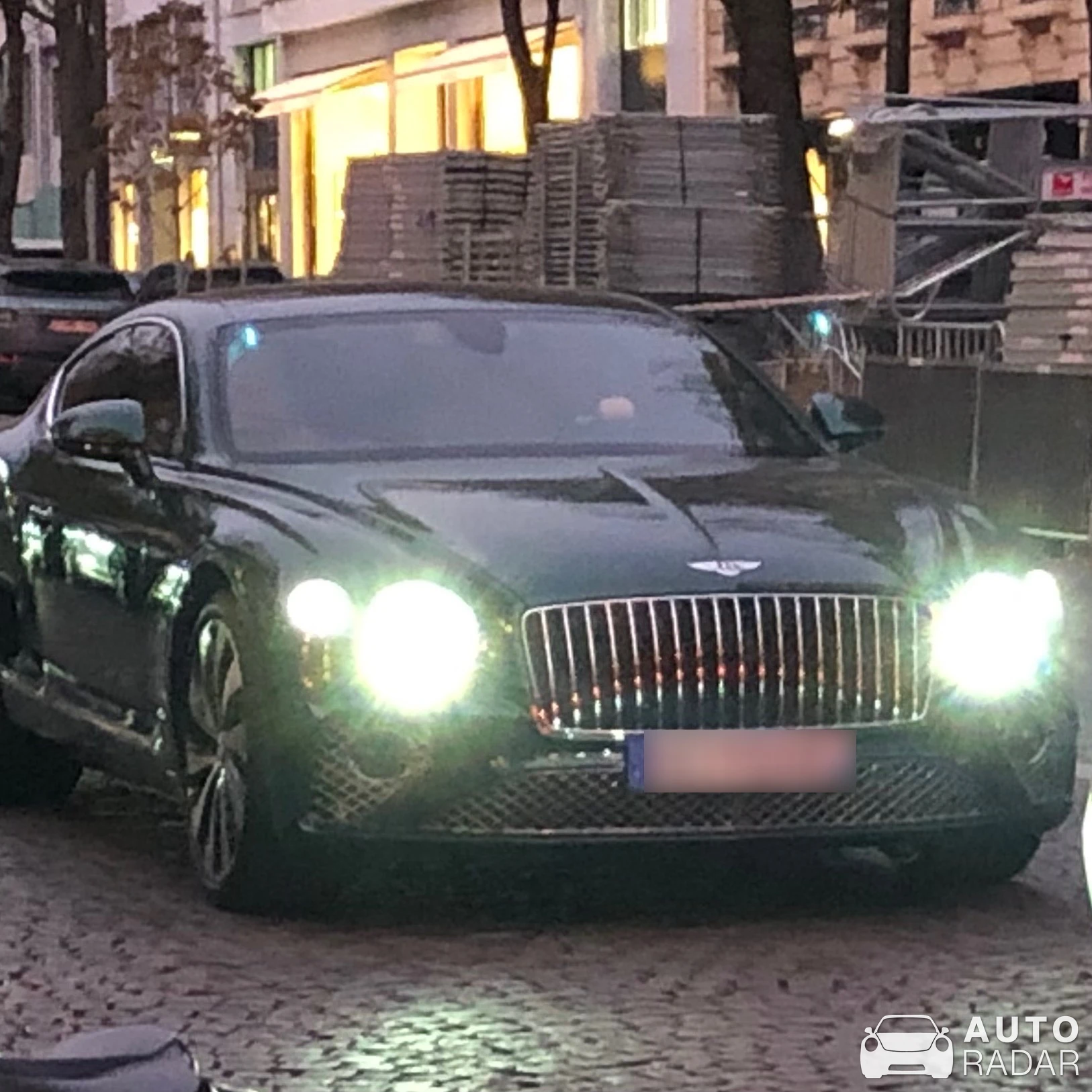 Bentley Continental spotted in Paris, France