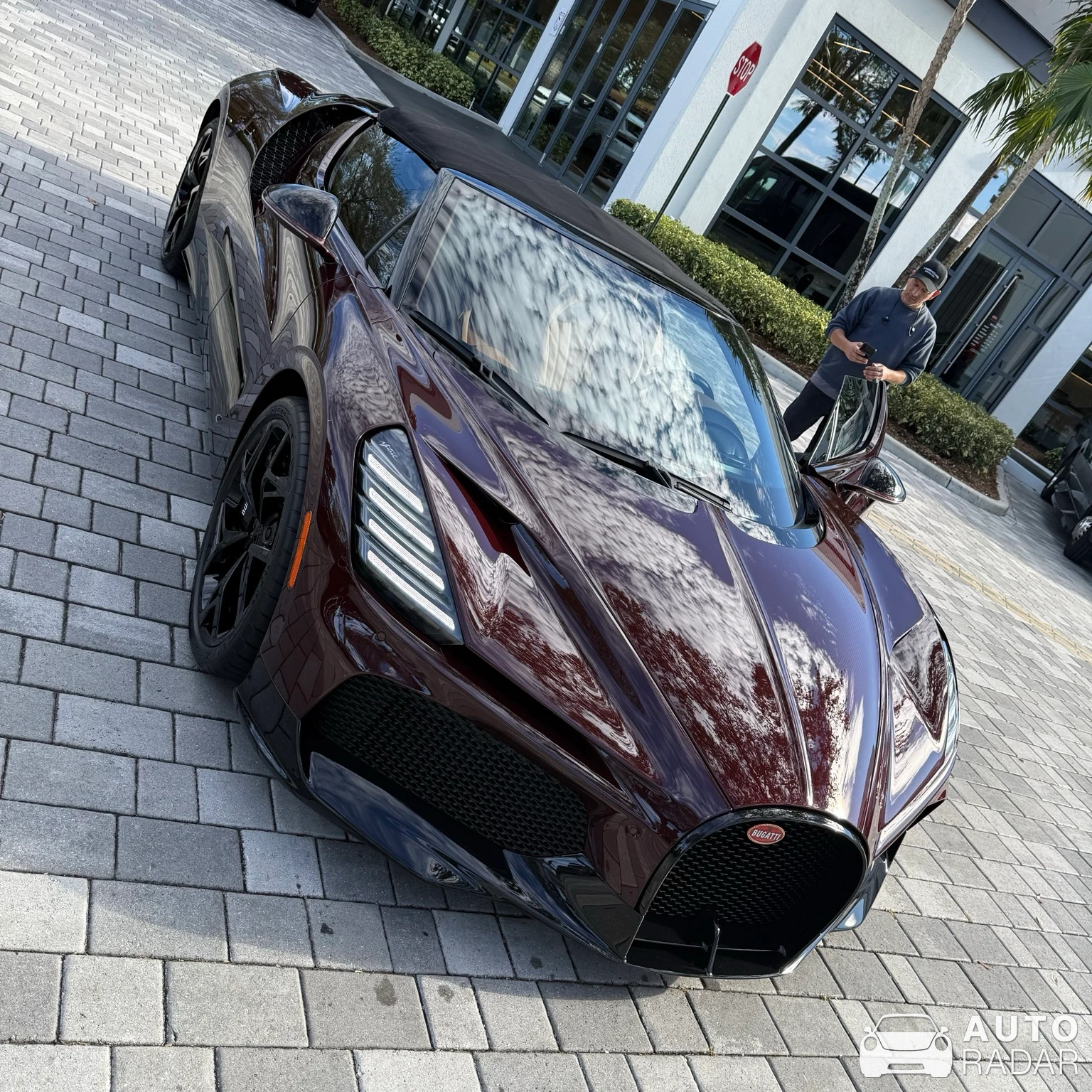 Bugatti W16 Mistral spotted in Southwest Ranches, United States