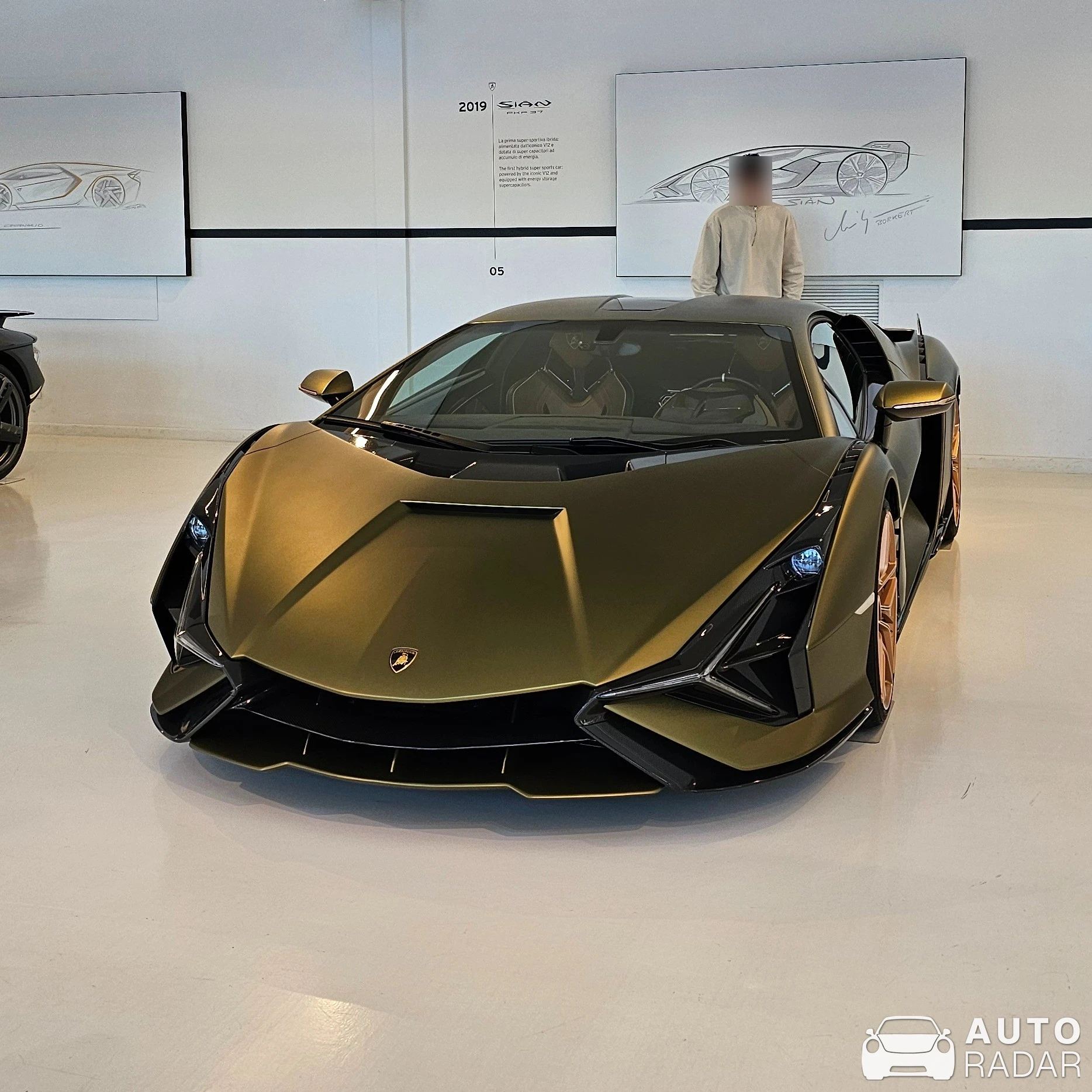 Lamborghini Sián FKP 37 spotted in Sant'Agata Bolognese, Italy