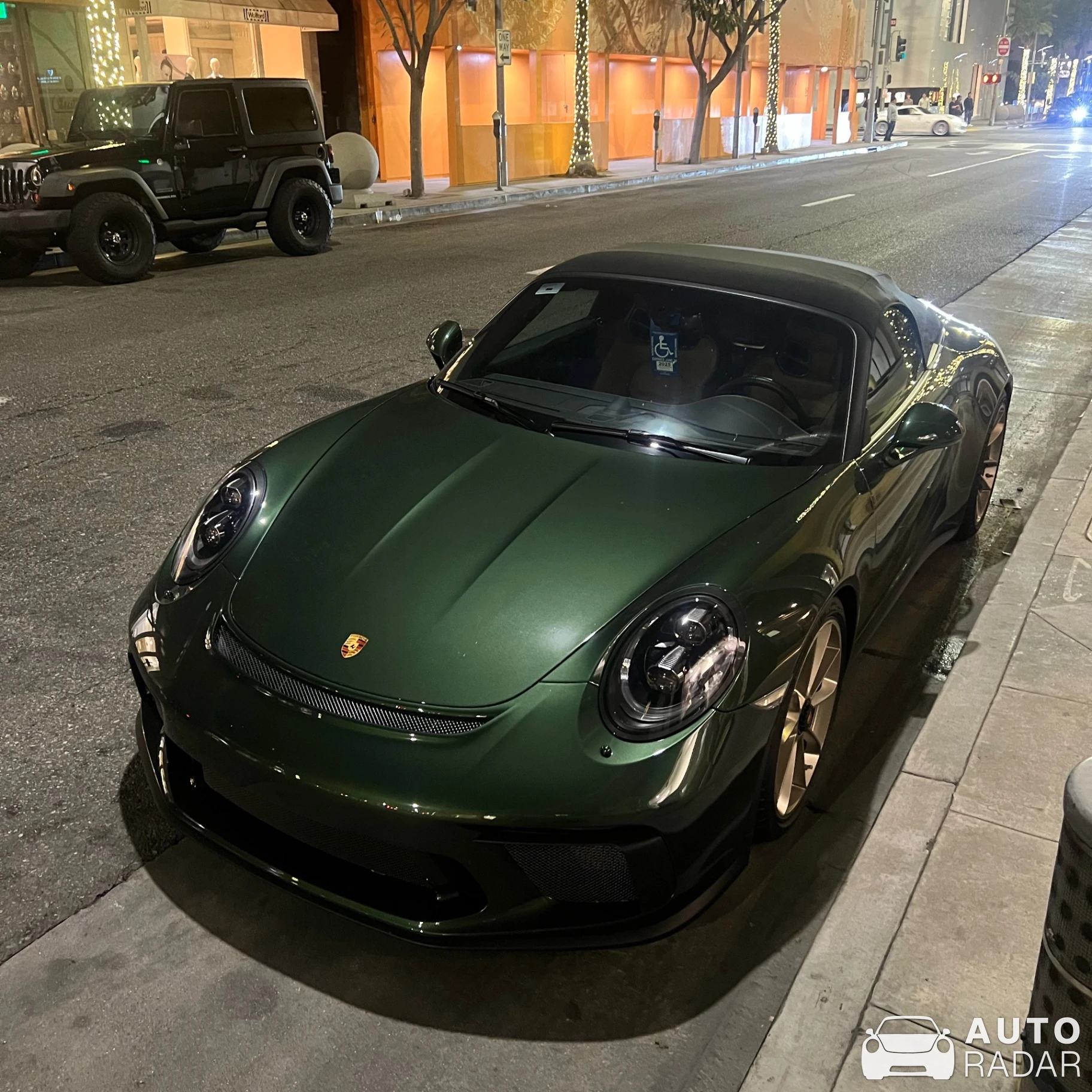 Porsche 991 Speedster spotted in Beverly Hills, United States