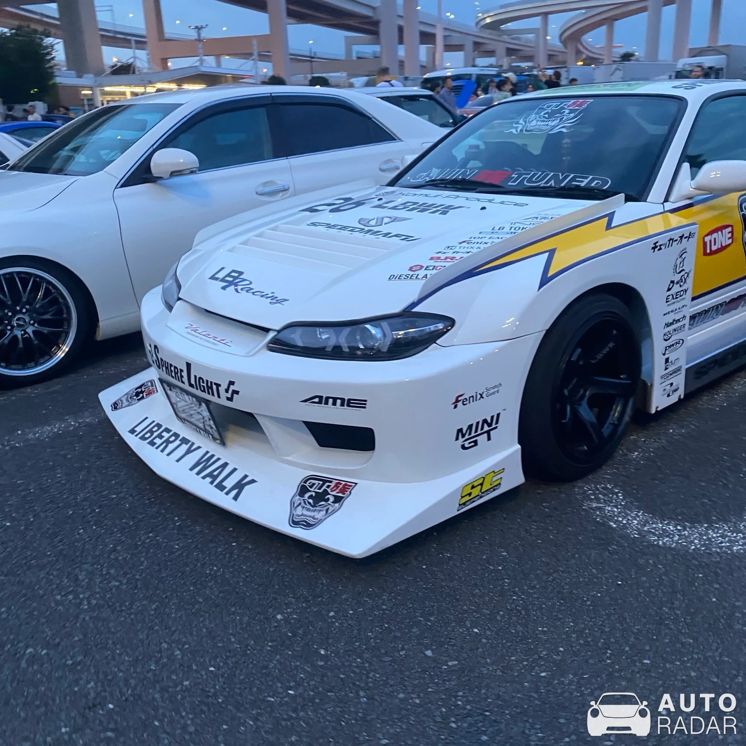 Nissan Silvia S15 LBWK spotted in Shinjuku City