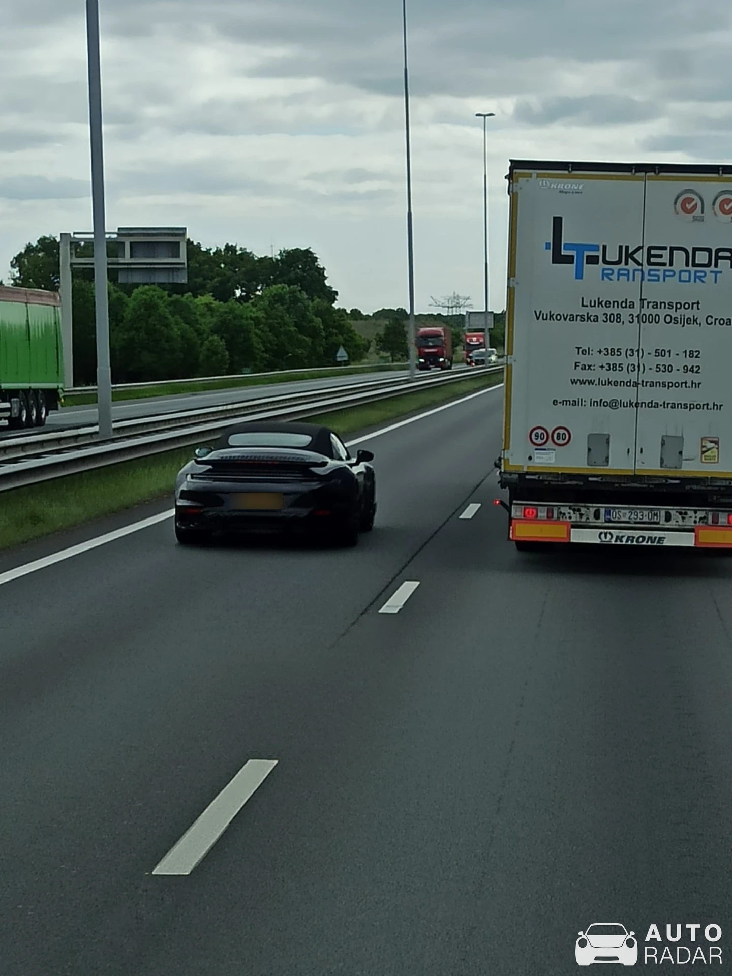 Porsche 992 Carrera S Cabriolet MkI spotted in Stare Miasto