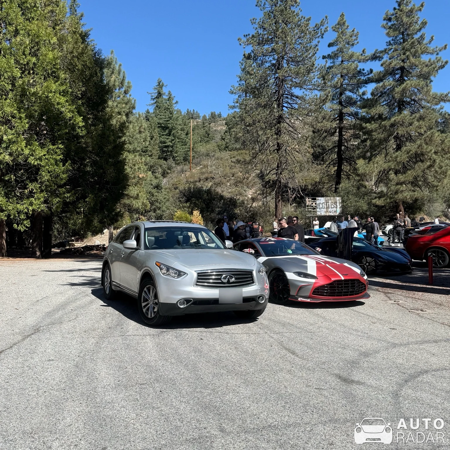 Infiniti QX70 spotted in Palmdale
