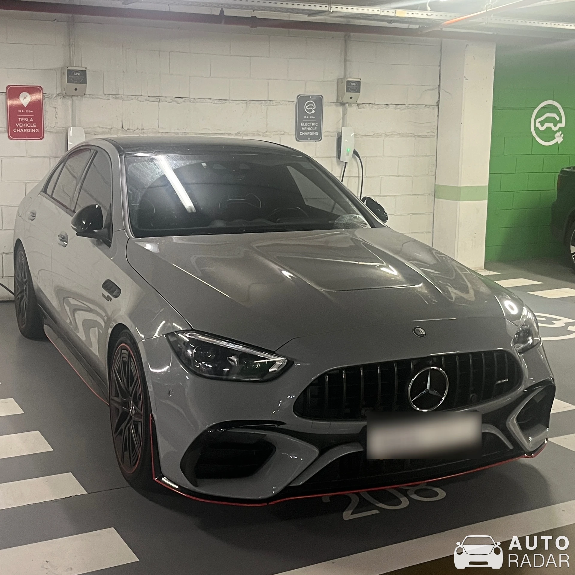 Mercedes-AMG C 63 S E-Performance W206 spotted in Barcelona