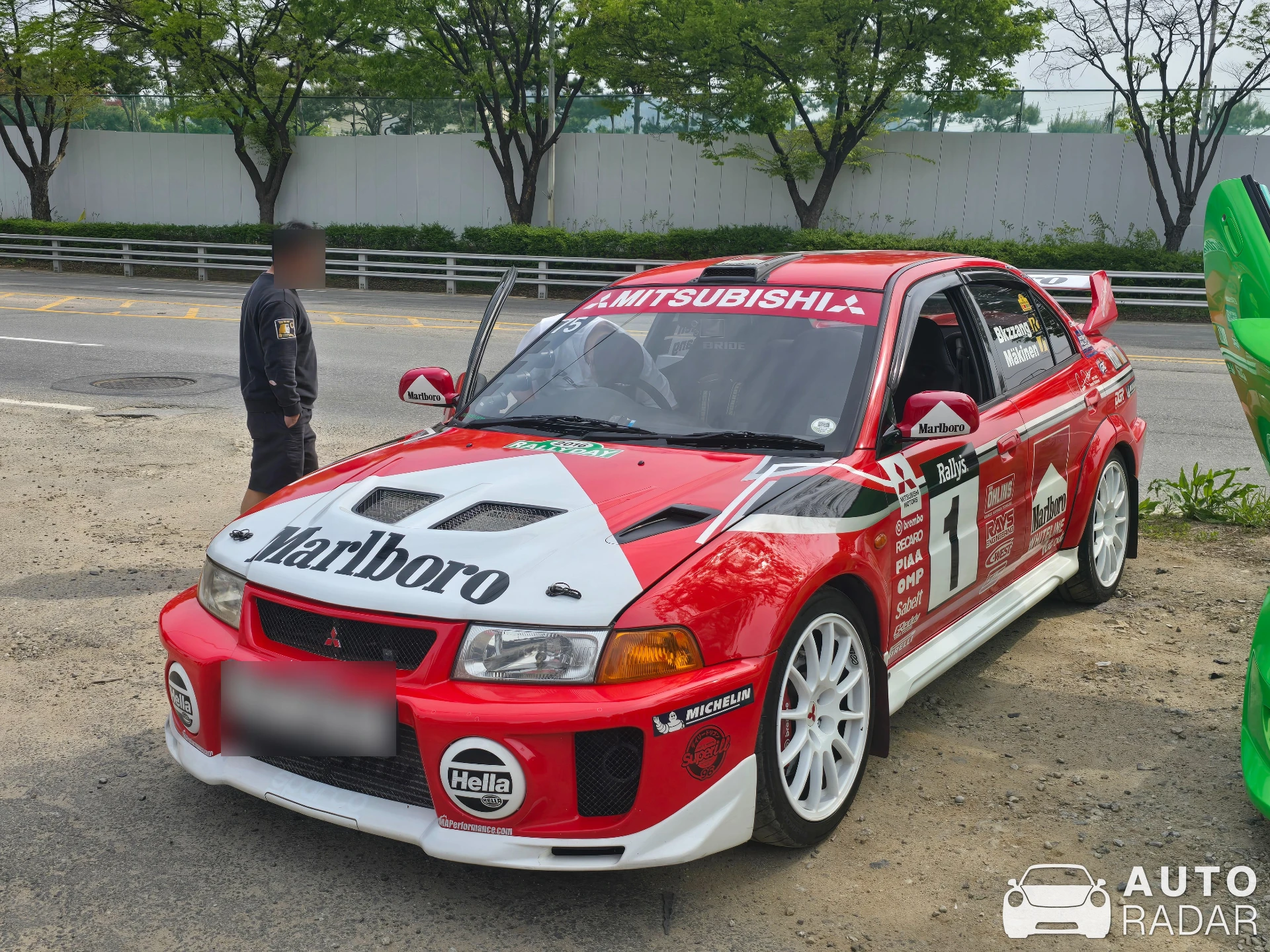 Mitsubishi Lancer Evolution VII Rally spotted in Namyangju-si