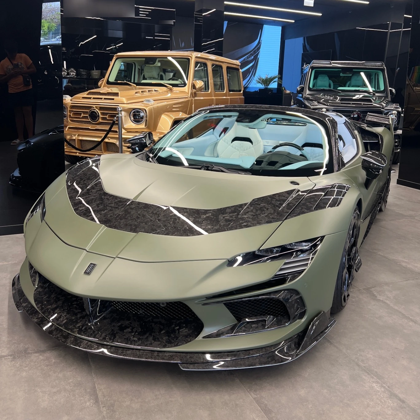 Ferrari SF90 Mansory F9XX spotted in Dubai