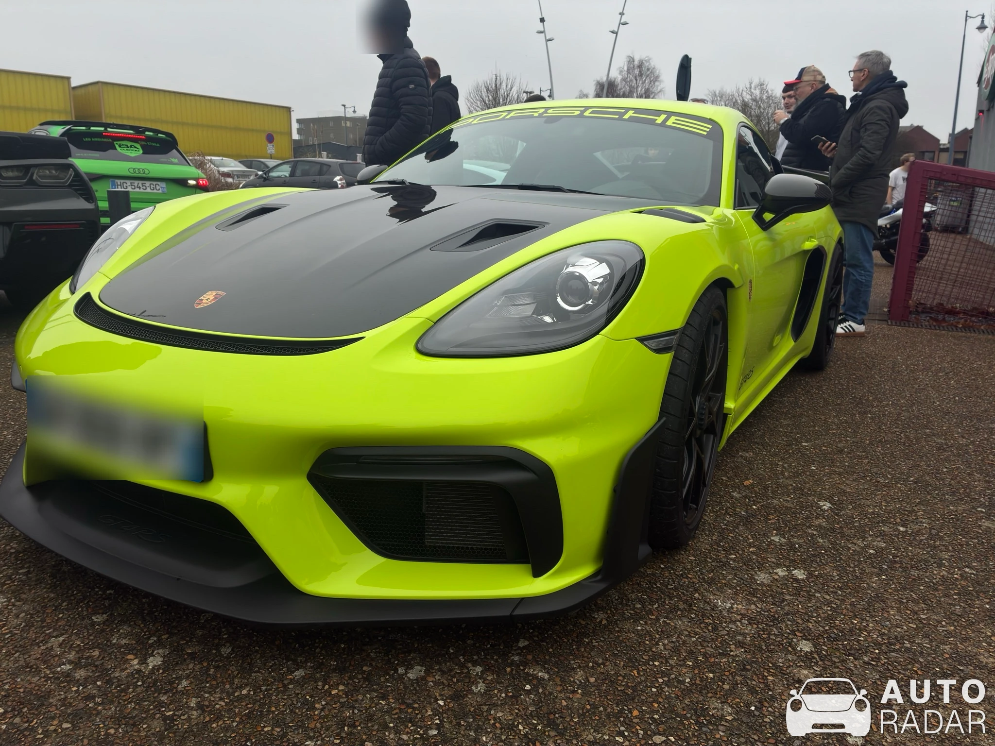 Porsche 718 Cayman GT4 RS spotted in Arras