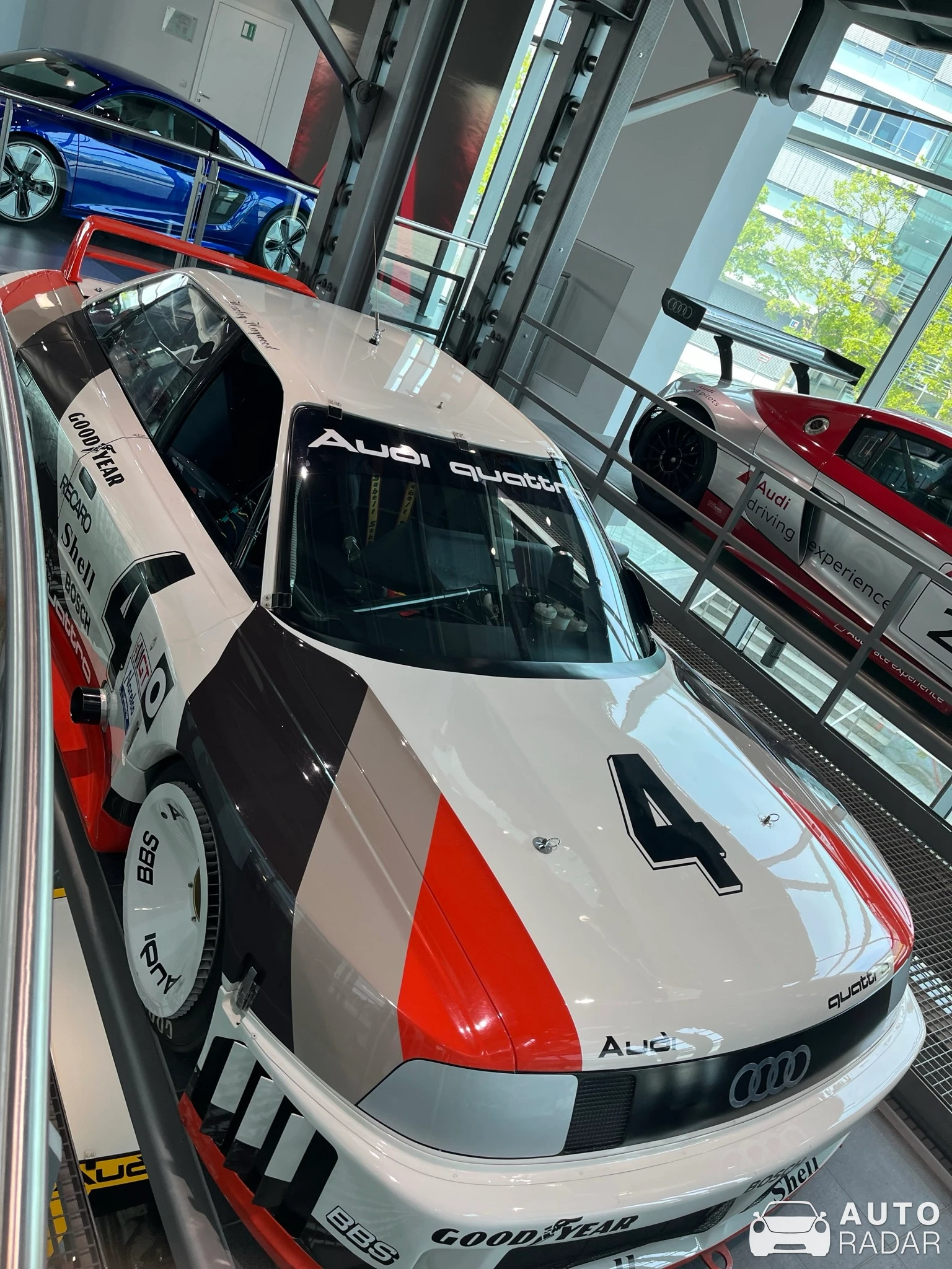 Audi 90 Quattro IMSA GTO spotted in Ingolstadt