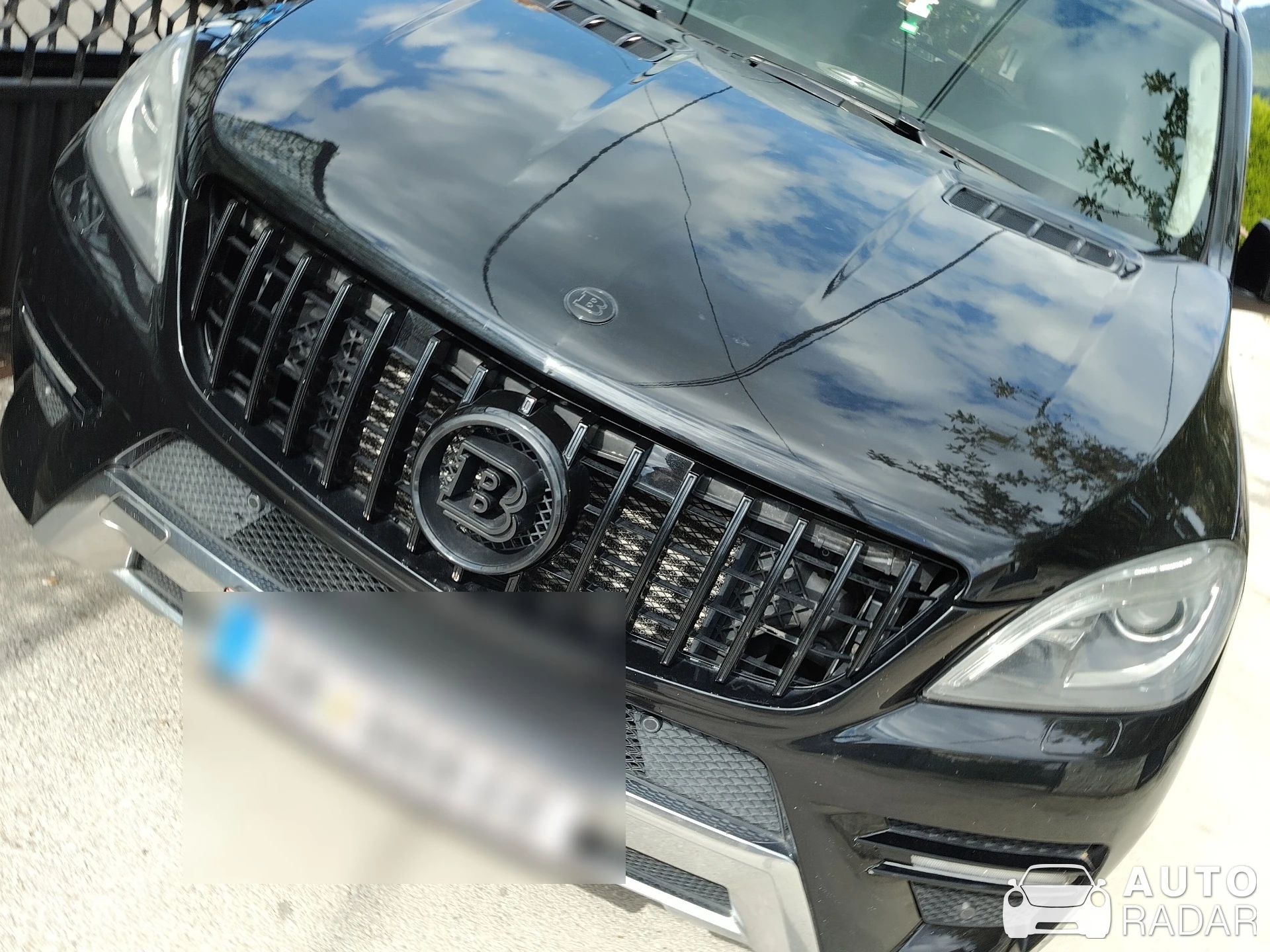 Mercedes-Benz ML 63 AMG W166 Brabus spotted in Bugojno