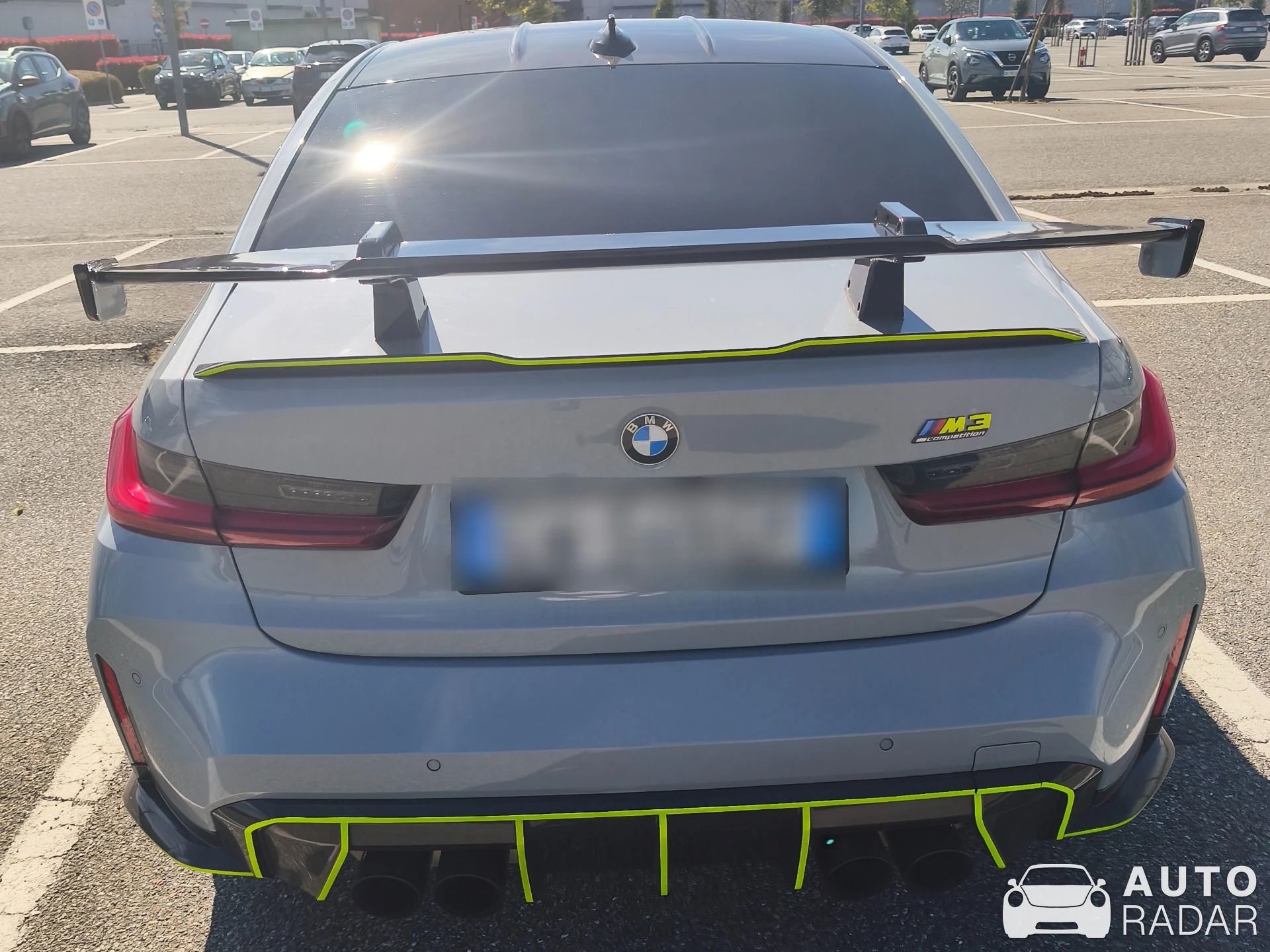 BMW M3 G80 Sedan Competition spotted in Novara