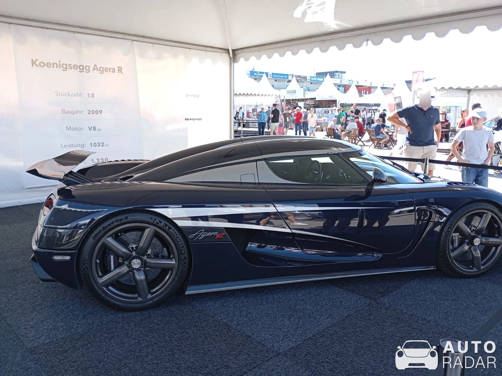Koenigsegg Agera spotted in Nürburg, Germany