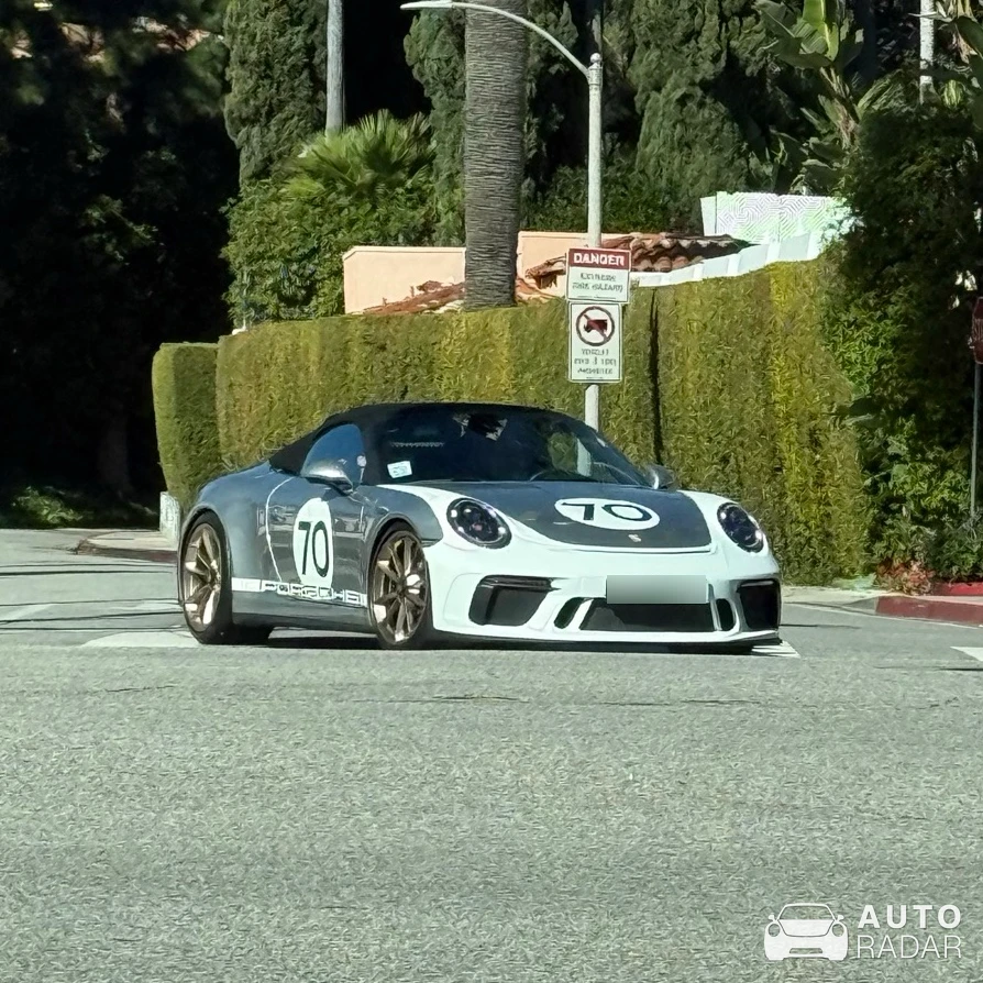 Porsche 991 Speedster Heritage Package spotted in Beverly Hills, United States