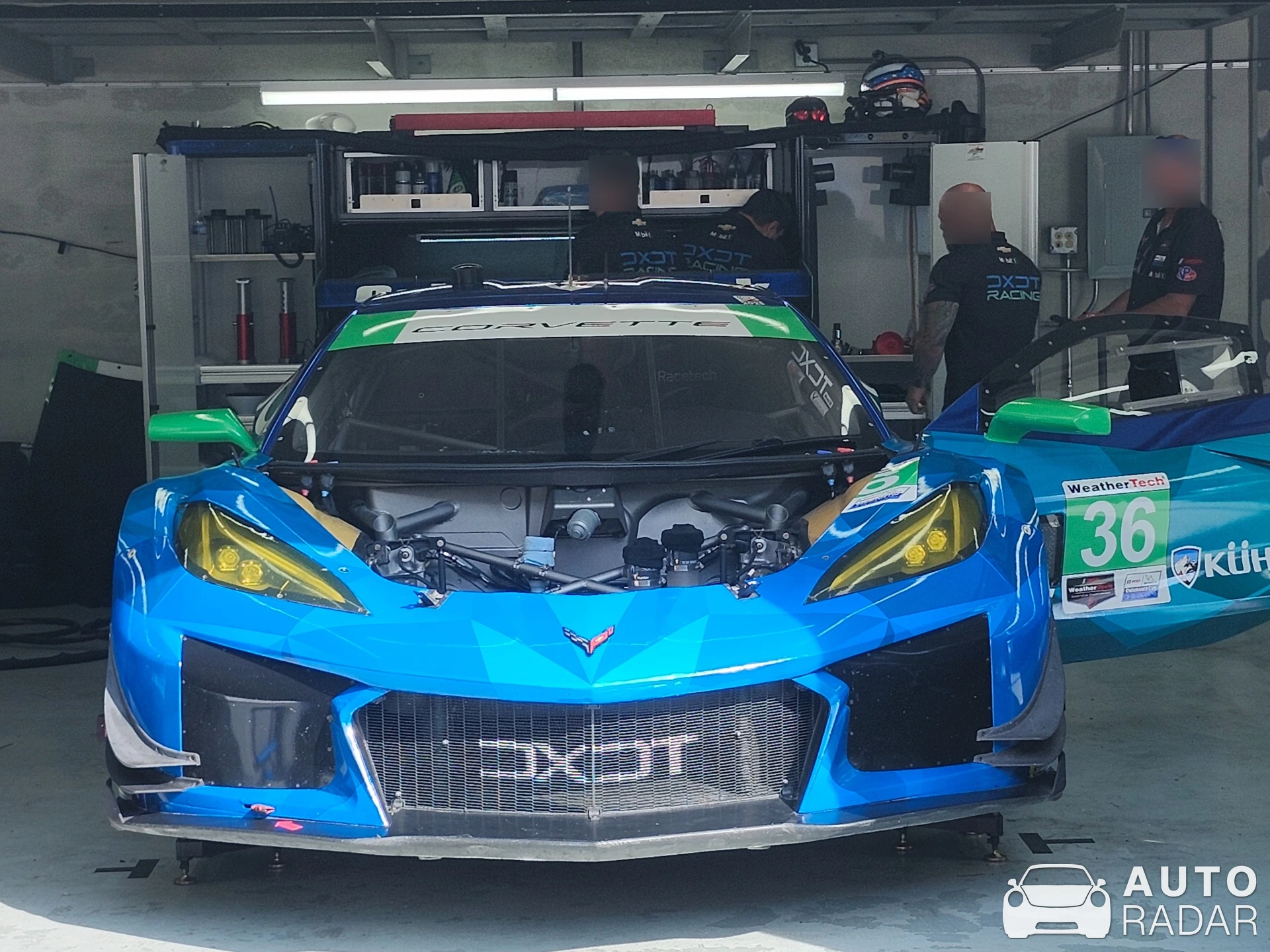 Chevrolet Corvette C8.R spotted in Indianapolis
