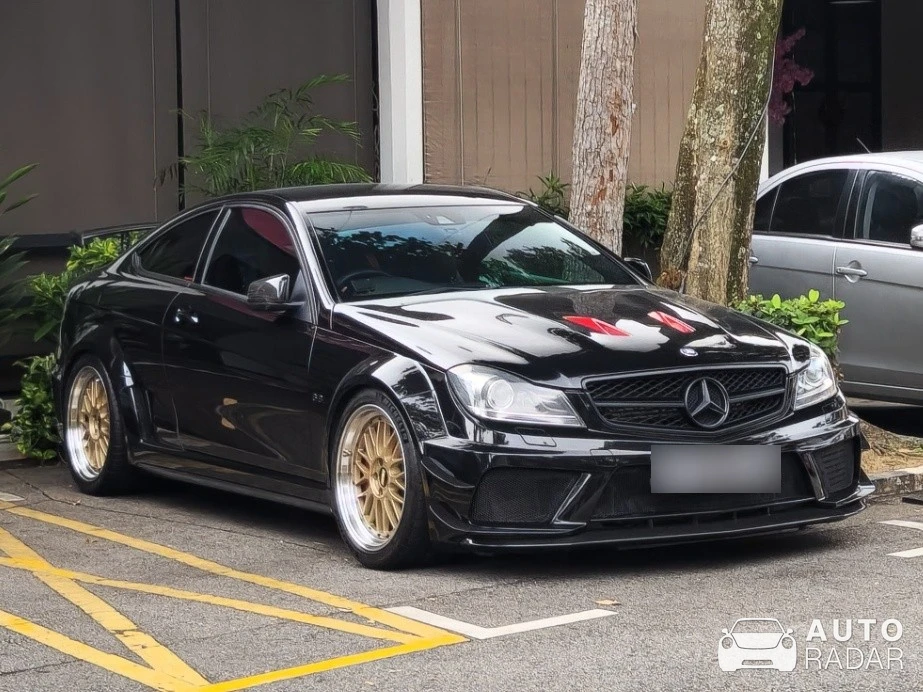 Mercedes-Benz C63 AMG Black Series spotted in Singapore, Singapore