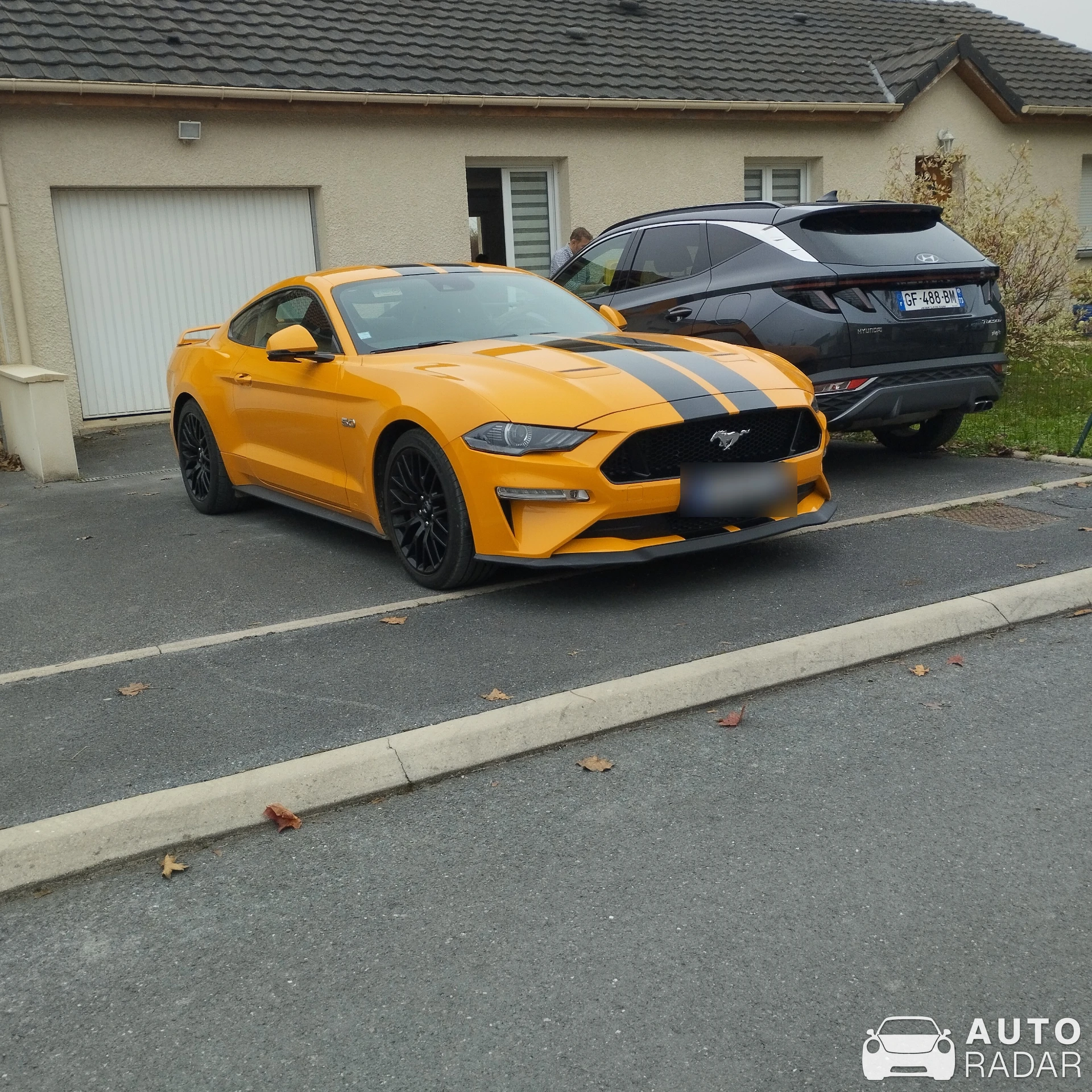 Ford Mustang GT 2015 spotted in Boult-sur-Suippe, France