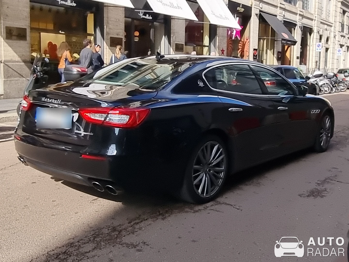 Maserati Quattroporte Diesel GranSport spotted in Milano