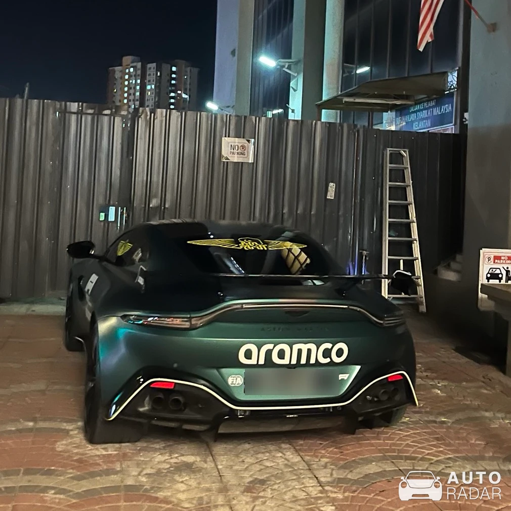 Aston Martin V8 Vantage Formula 1 Edition spotted in Kota Bharu