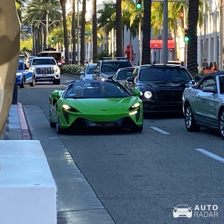 McLaren Artura Spider spotted in Beverly Hills, United States