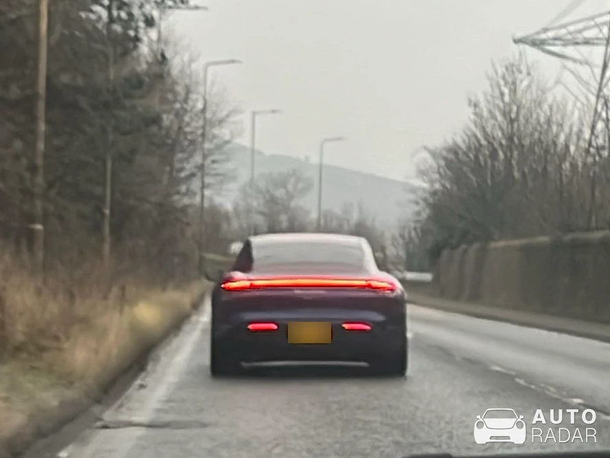 Porsche Taycan spotted in Edinburgh, United Kingdom