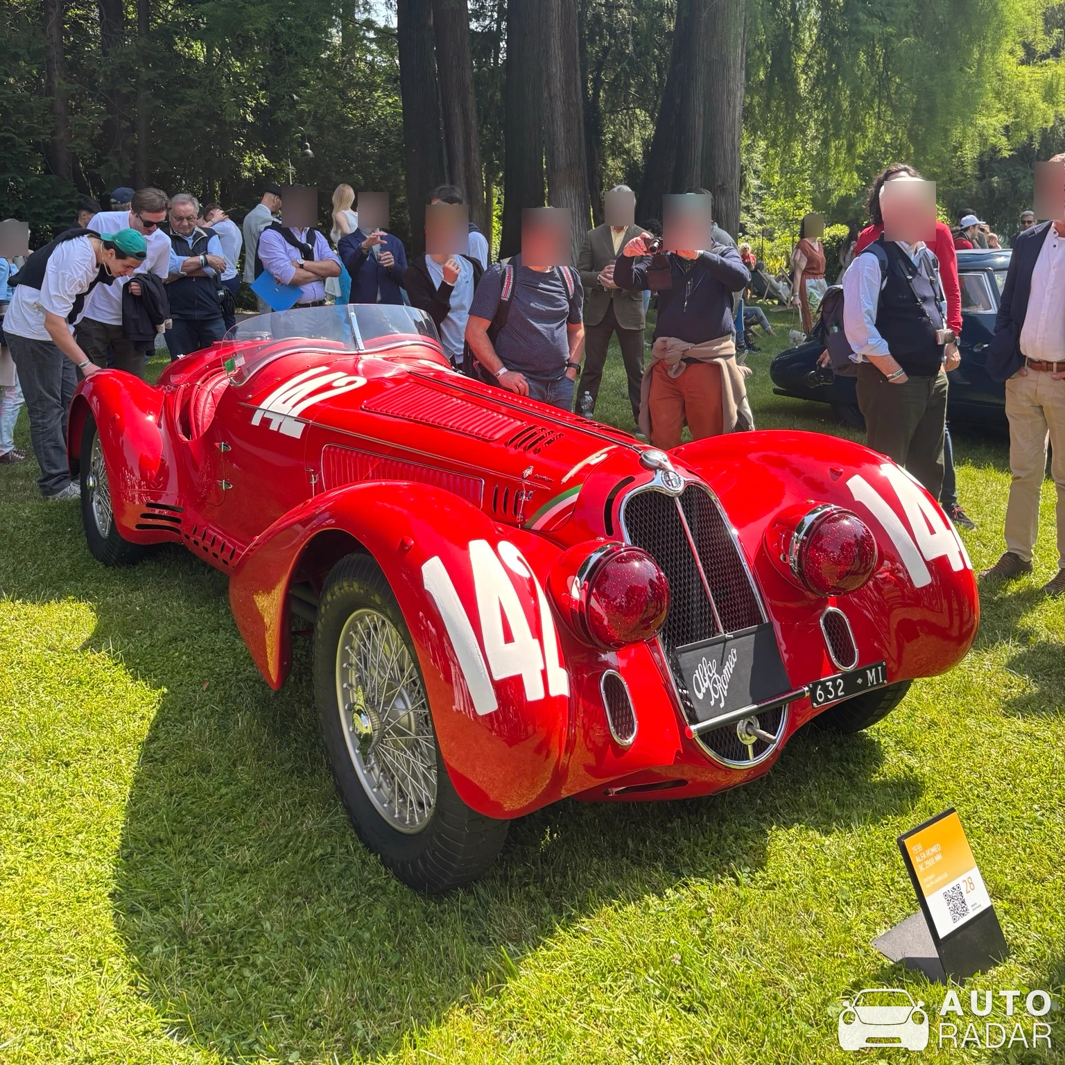 Alfa Romeo 8C 2900 MM spotted in Cernobbio