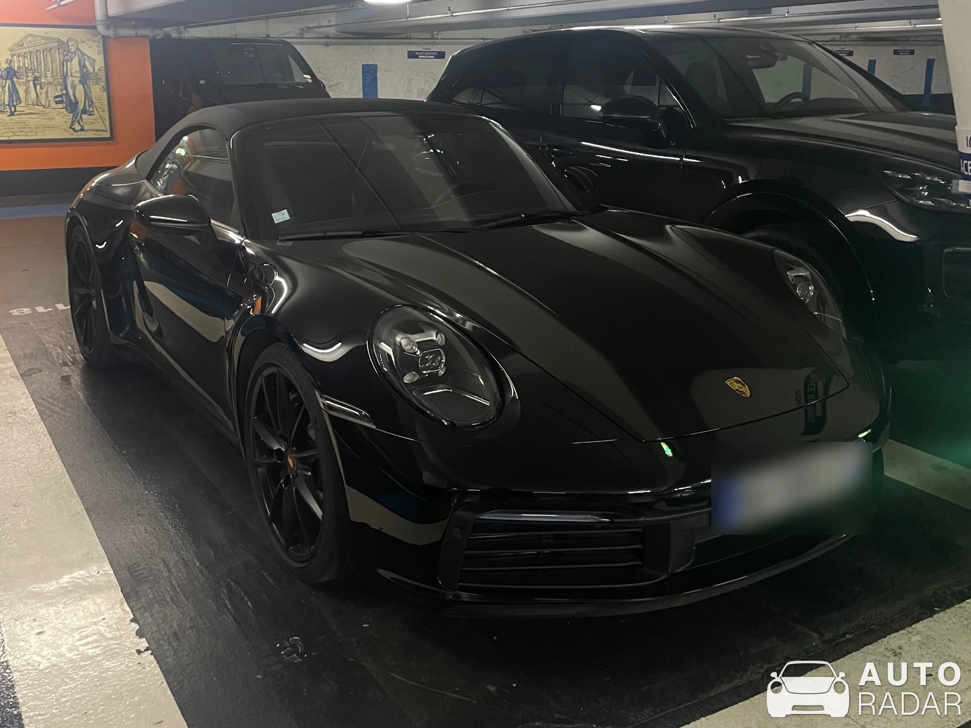 Porsche 992 Carrera Cabriolet MkI spotted in Paris, France