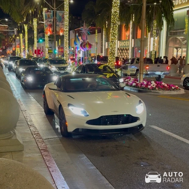 Aston Martin DB11 spotted in Beverly Hills, United States