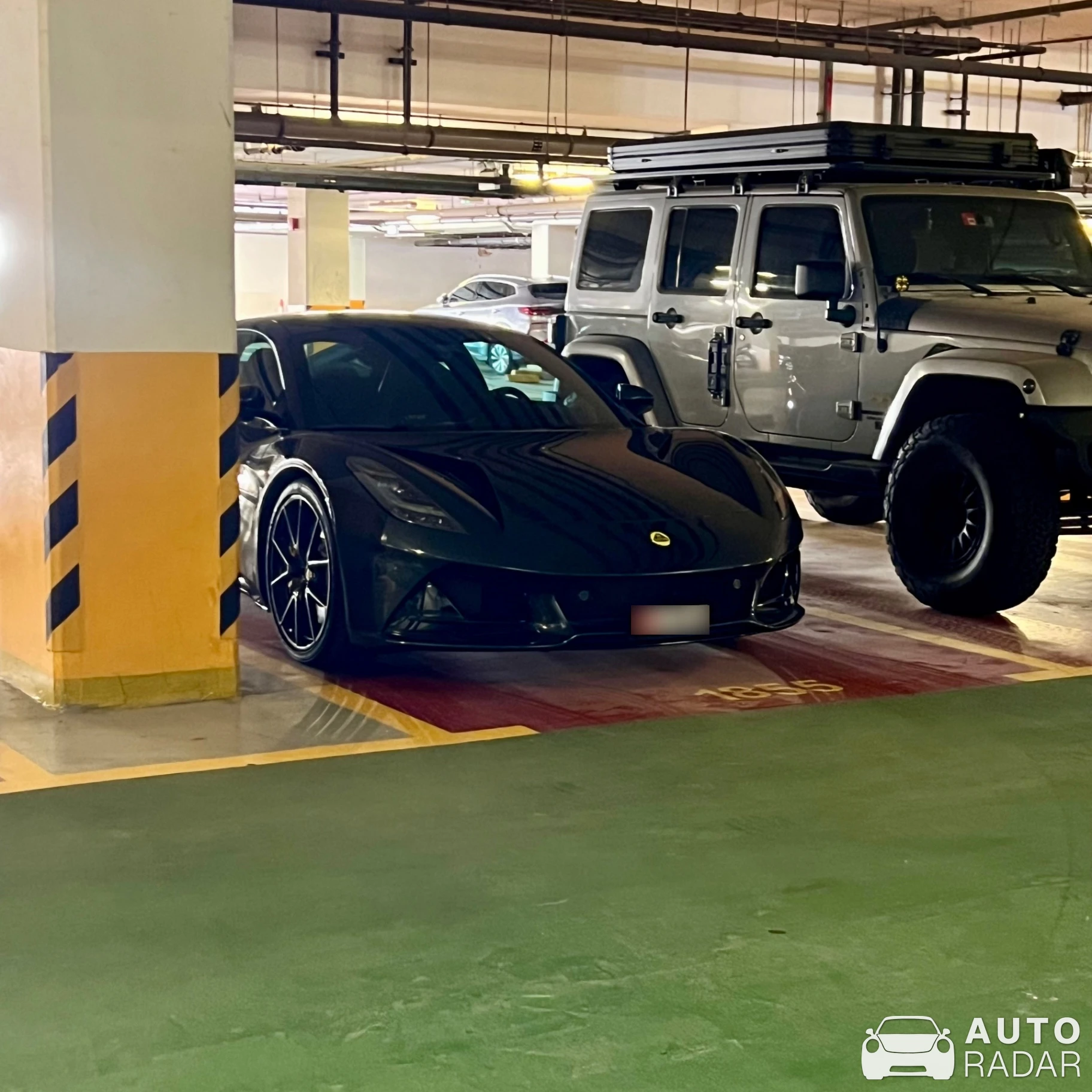 Lotus Emira V6 spotted in Abu Dhabi, United Arab Emirates