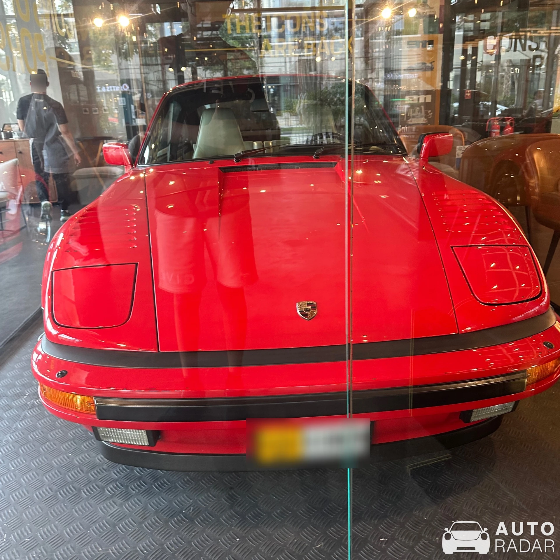 Porsche 930 Turbo Flachbau spotted in Dubai, United Arab Emirates