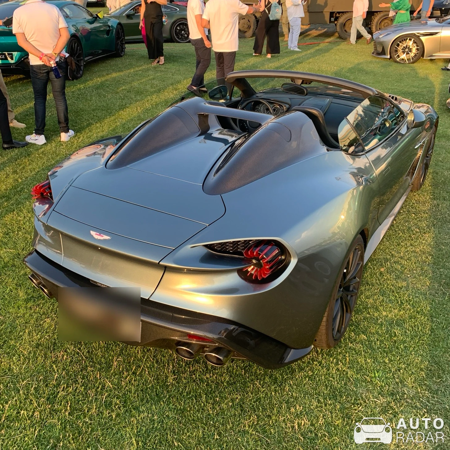 Aston Martin Vanquish Zagato Speedster spotted in Alcobendas