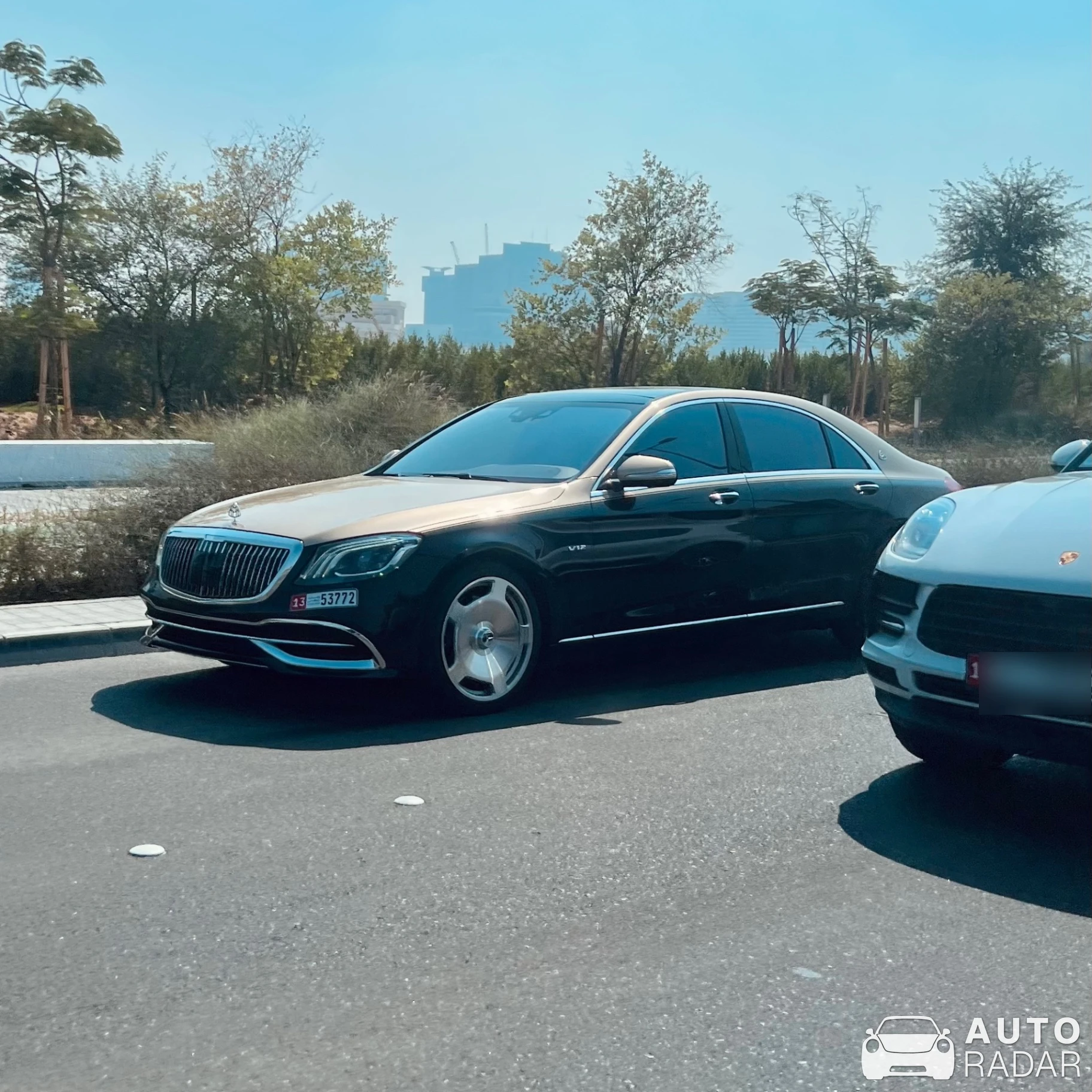 Mercedes-Maybach S 680 spotted in Abu Dhabi, United Arab Emirates