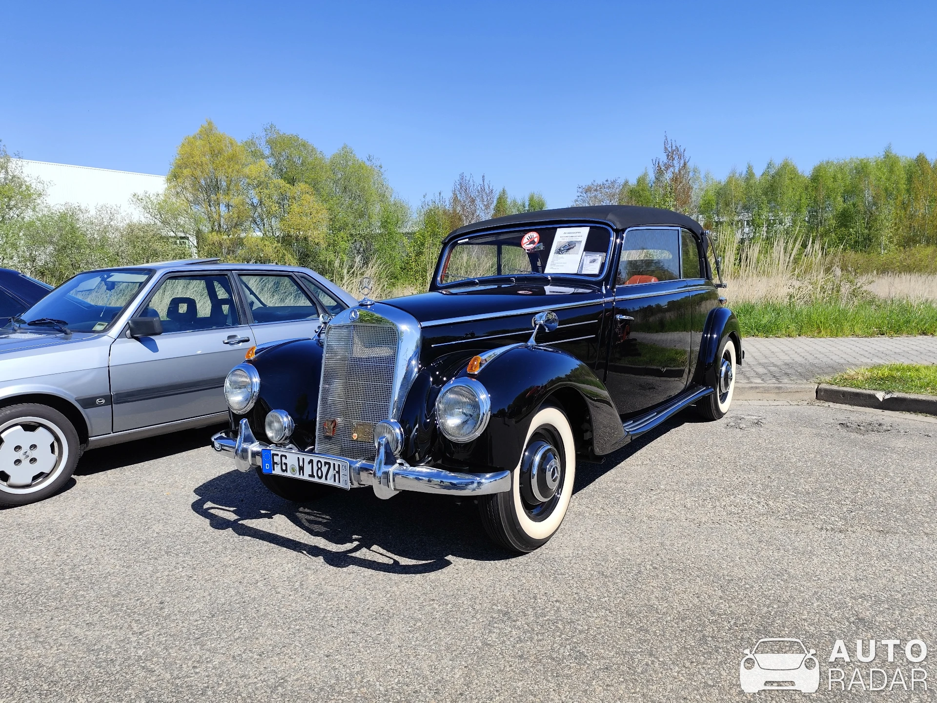 Mercedes-Benz W187 spotted in Hartmannsdorf
