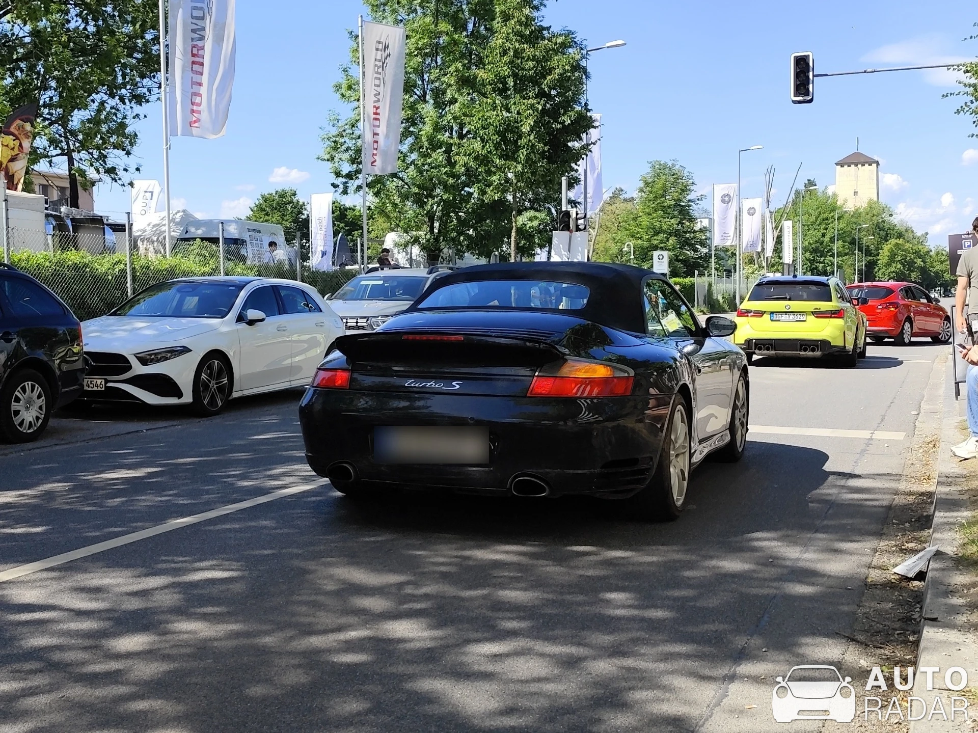 Porsche 996 Turbo S Cabriolet spotted in München