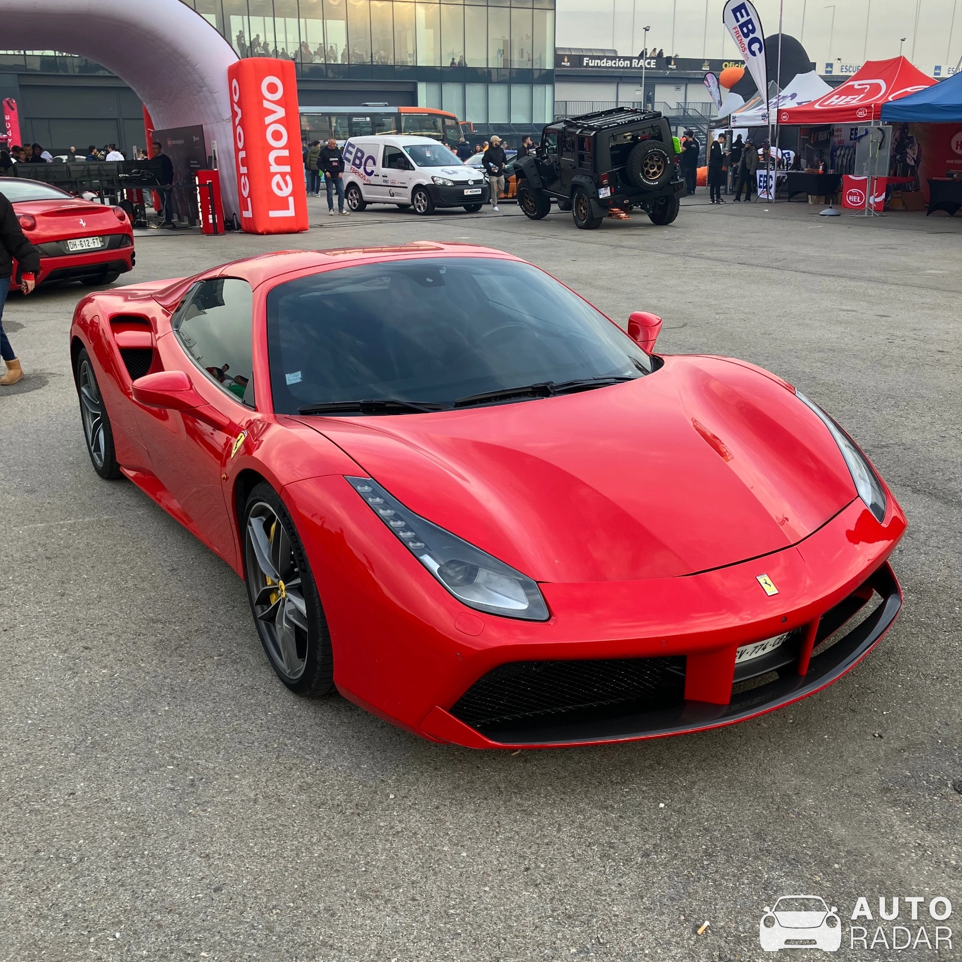 Ferrari 488 Spider spotted in San Sebastián de los Reyes, Spain