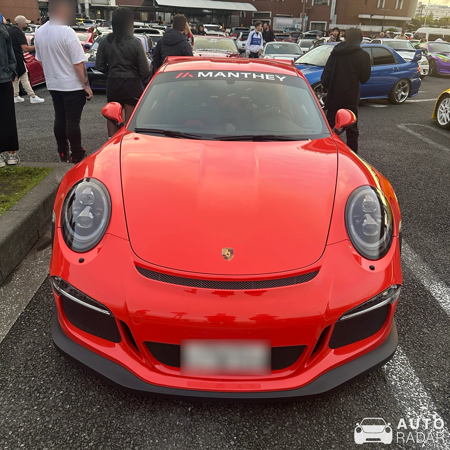 Porsche 991 GT3 RS MkI MR spotted in Yokohama, Japan